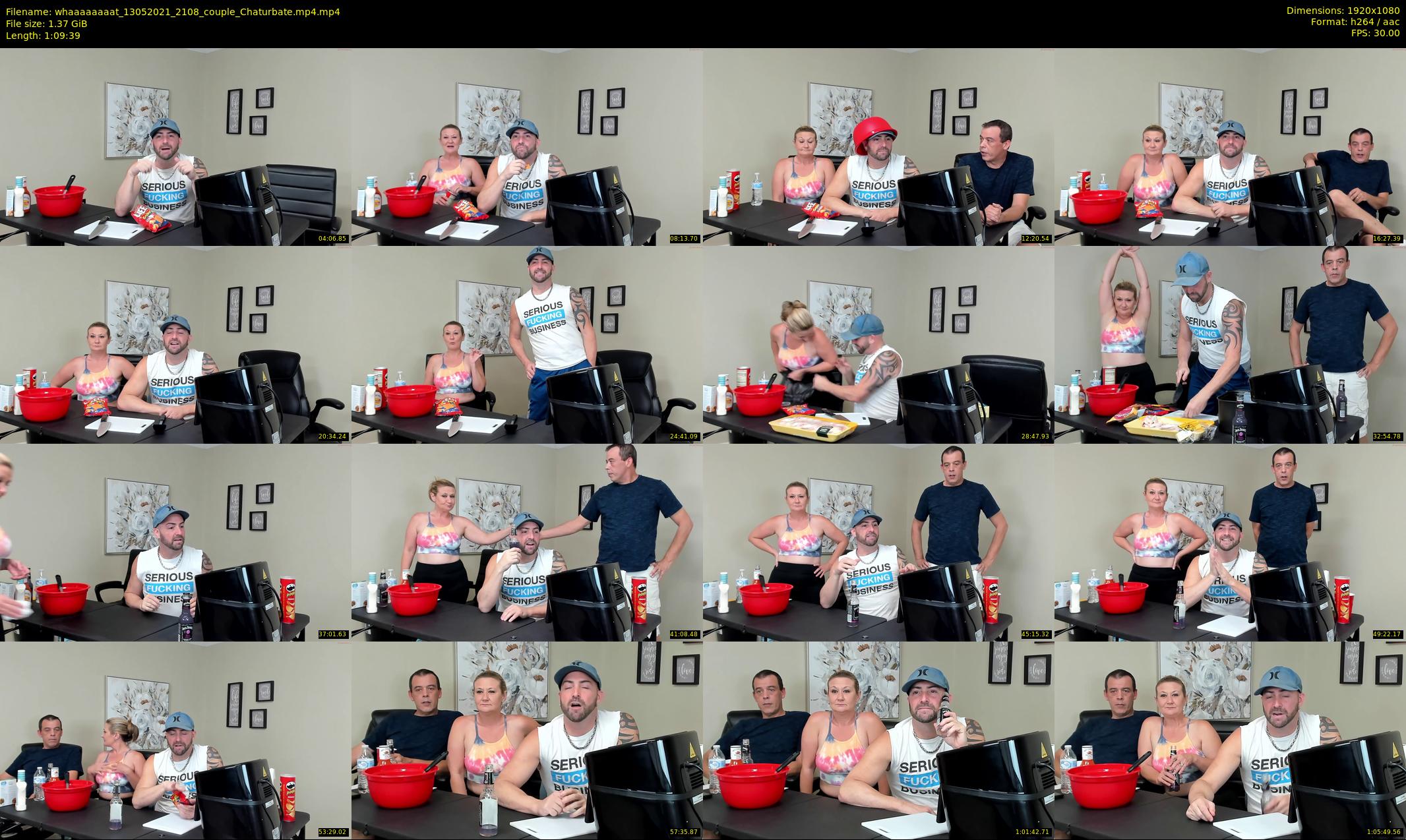 whaaaaaaaat — 70 minute Chaturbate couple cam show recording, 1080p, May 13, 2021