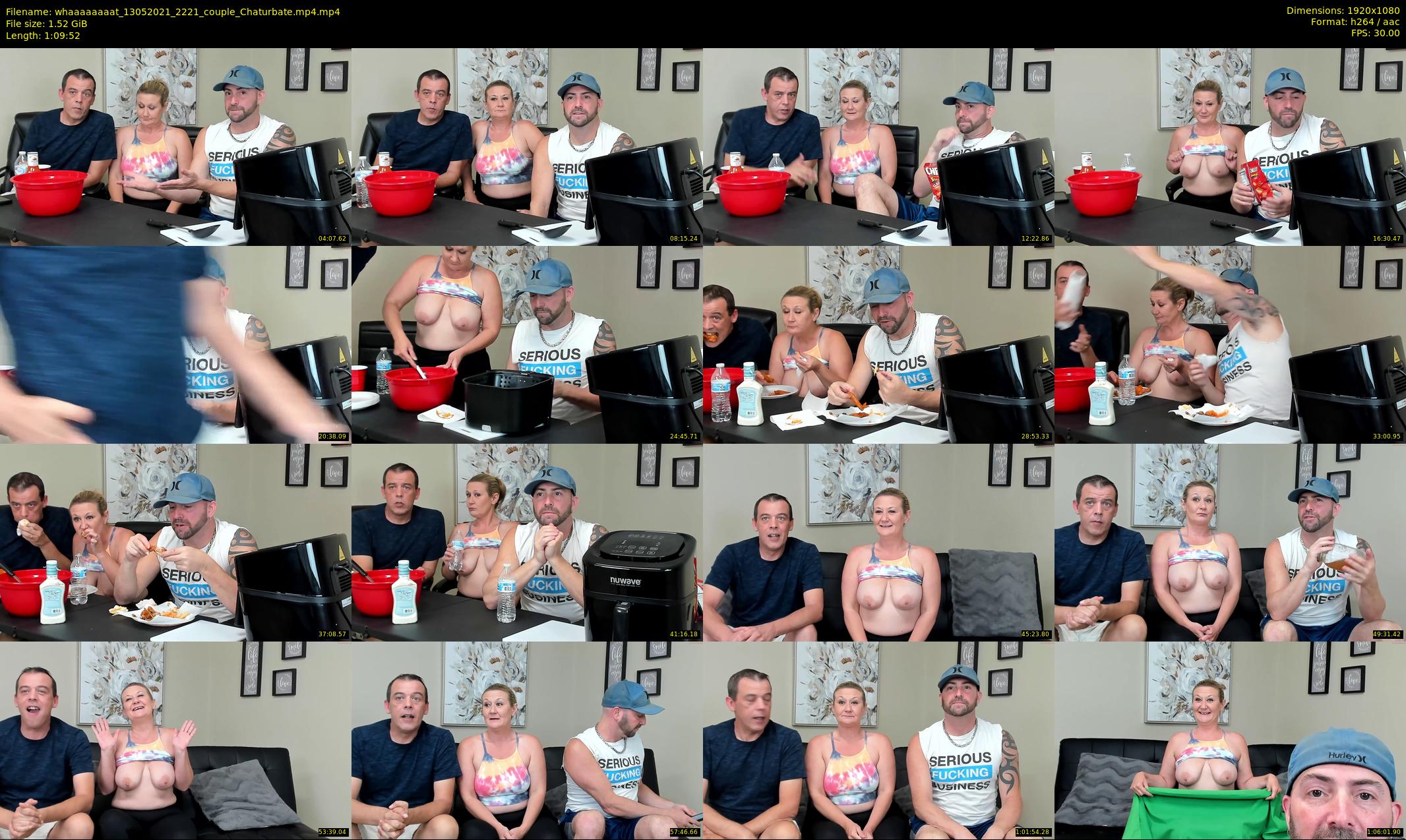 whaaaaaaaat — 70 minute Chaturbate couple cam show recording, 1080p, May 13, 2021