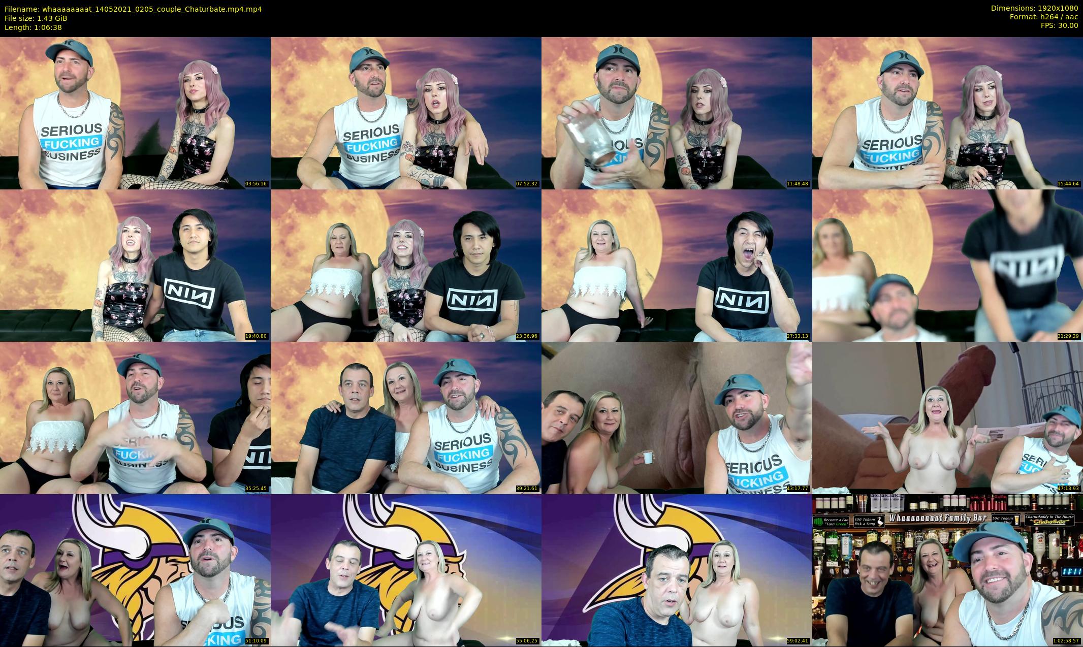 whaaaaaaaat — 67 minute Chaturbate couple cam show recording, 1080p, May 14, 2021