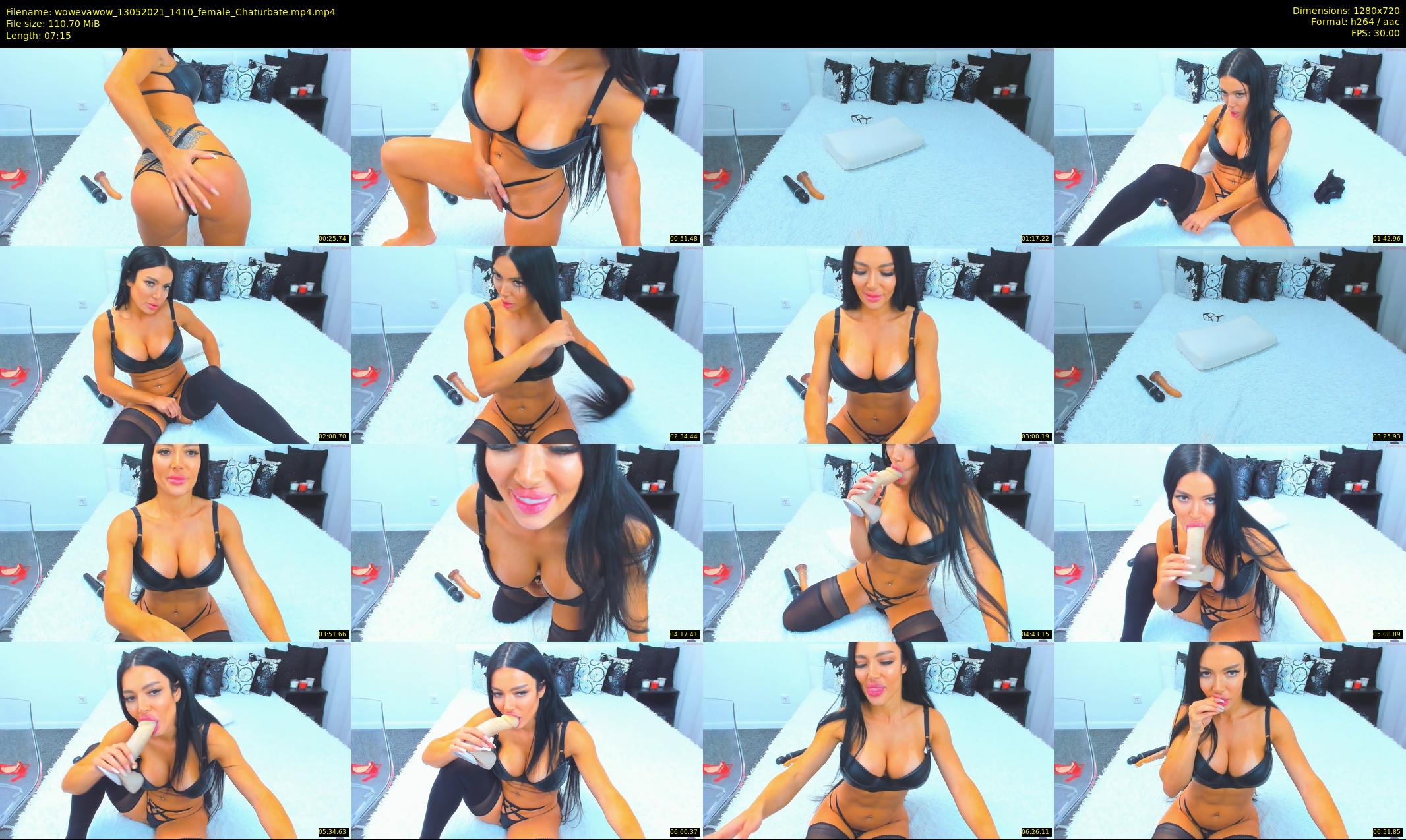 wowevawow — 8 minute Chaturbate female cam show recording, 720p, May 13, 2021