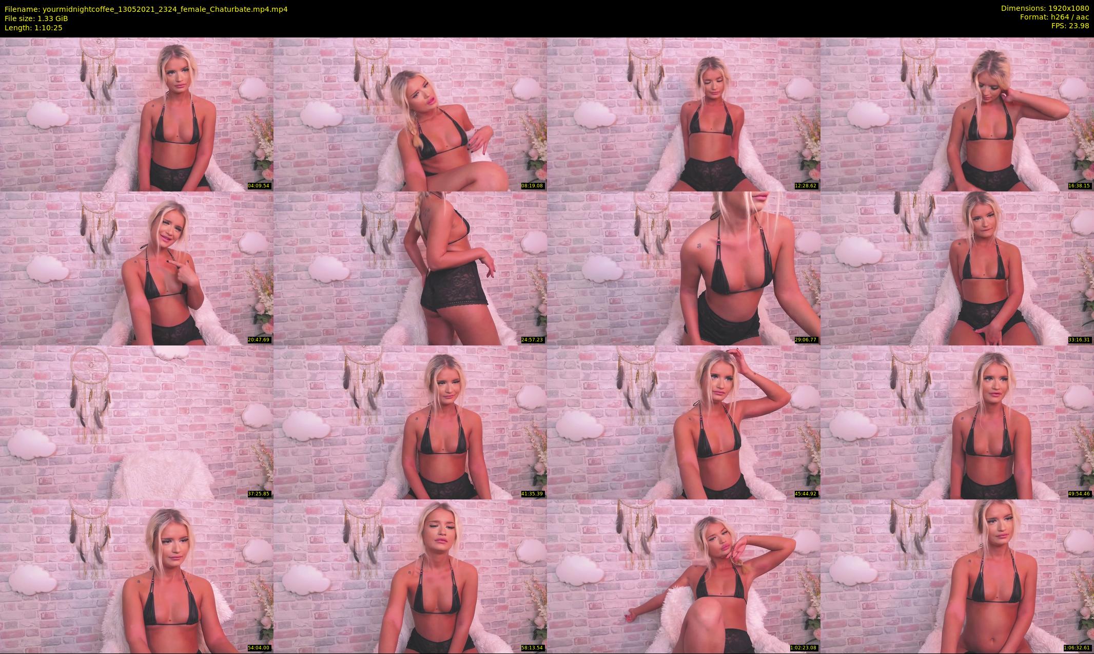 yourmidnightcoffee — 71 minute Chaturbate female cam show recording, 1080p, May 13, 2021