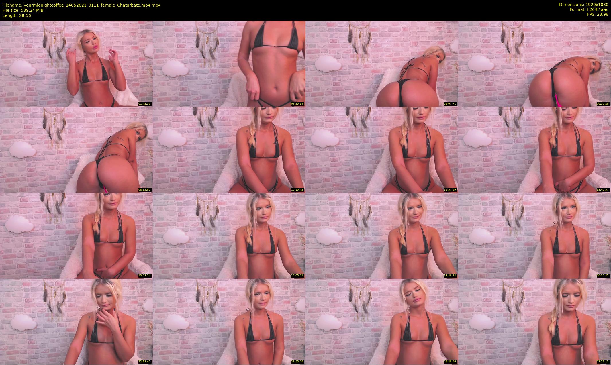 yourmidnightcoffee — 29 minute Chaturbate female cam show recording, 1080p, May 14, 2021