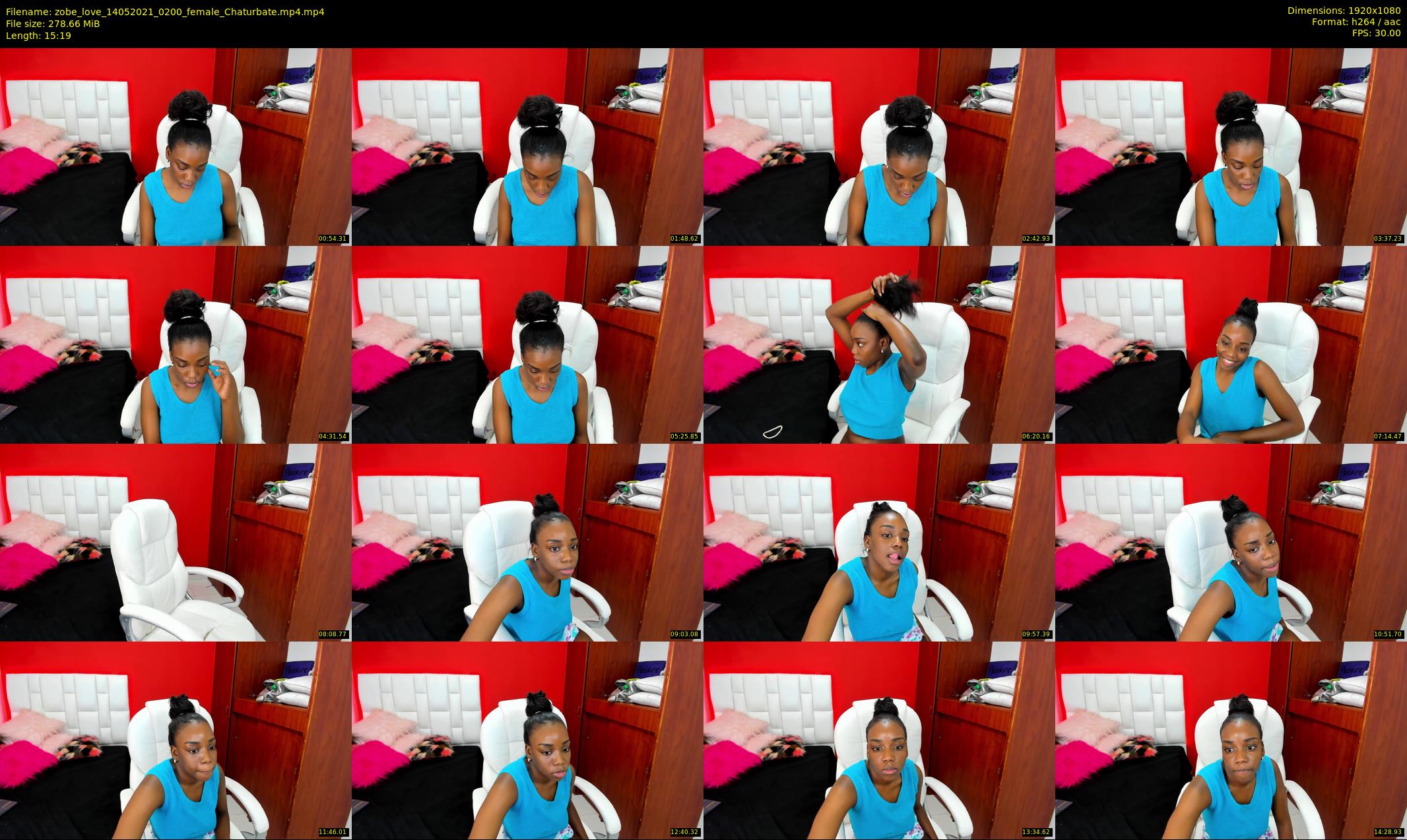 zobe_love — 16 minute Chaturbate female cam show recording, 1080p, May 14, 2021