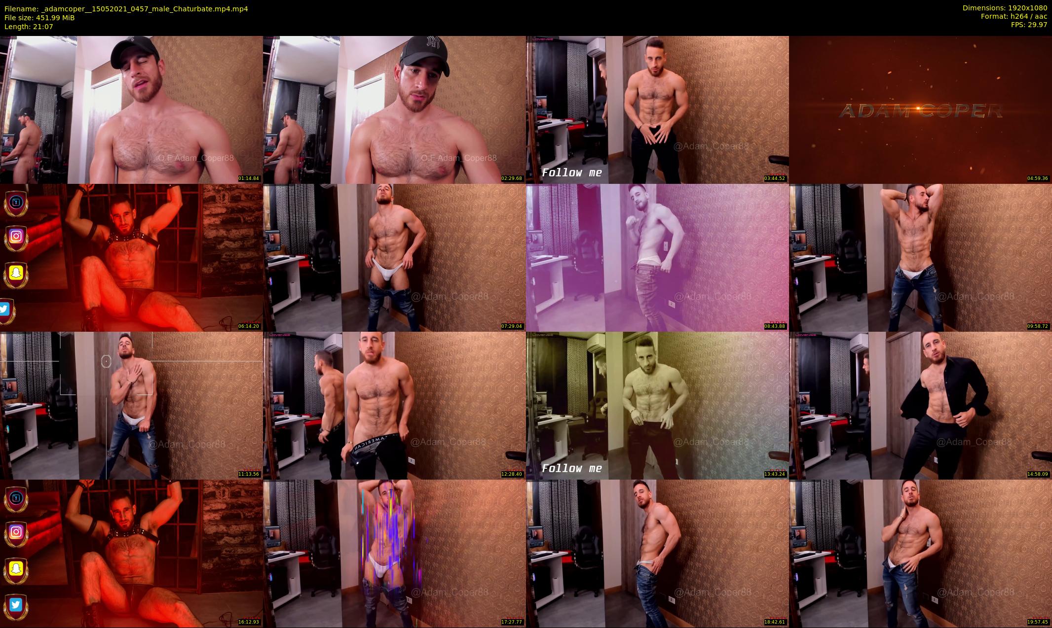 _adamcoper_ — 22 minute Chaturbate male cam show recording, 1080p, May 15, 2021