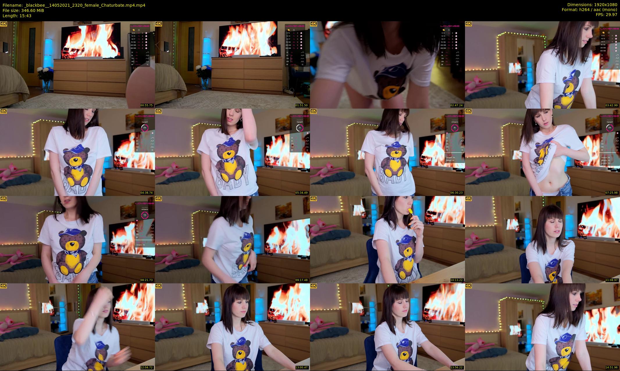 _blackbee_ — 16 minute Chaturbate female cam show recording, 1080p, May 14, 2021