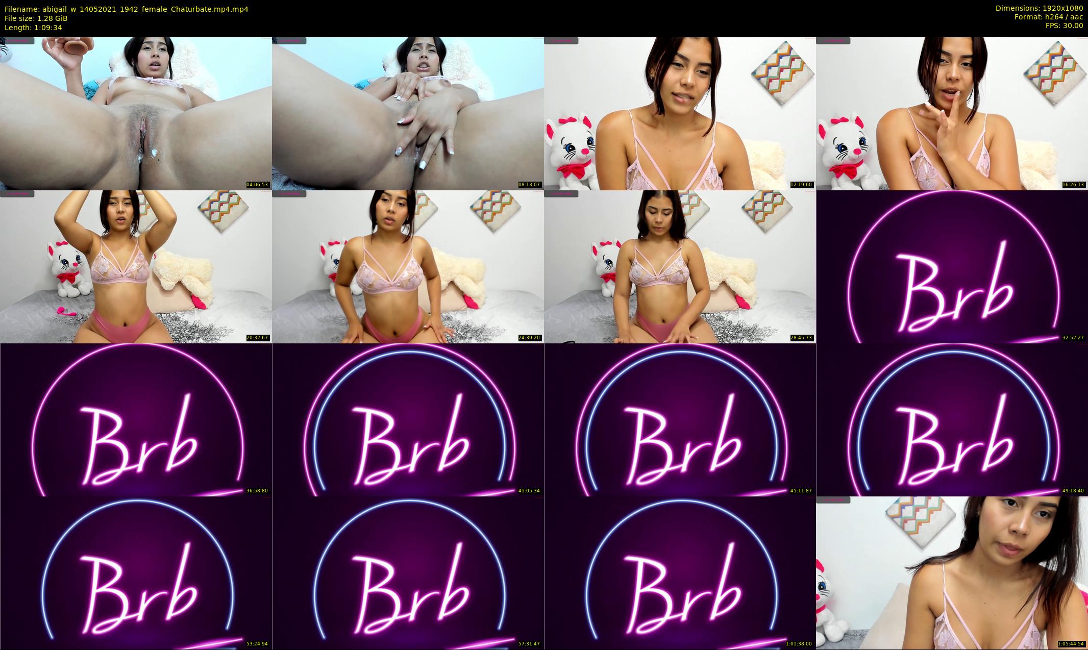 abigail_w — 70 minute Chaturbate female cam show recording, 1080p, May 14, 2021