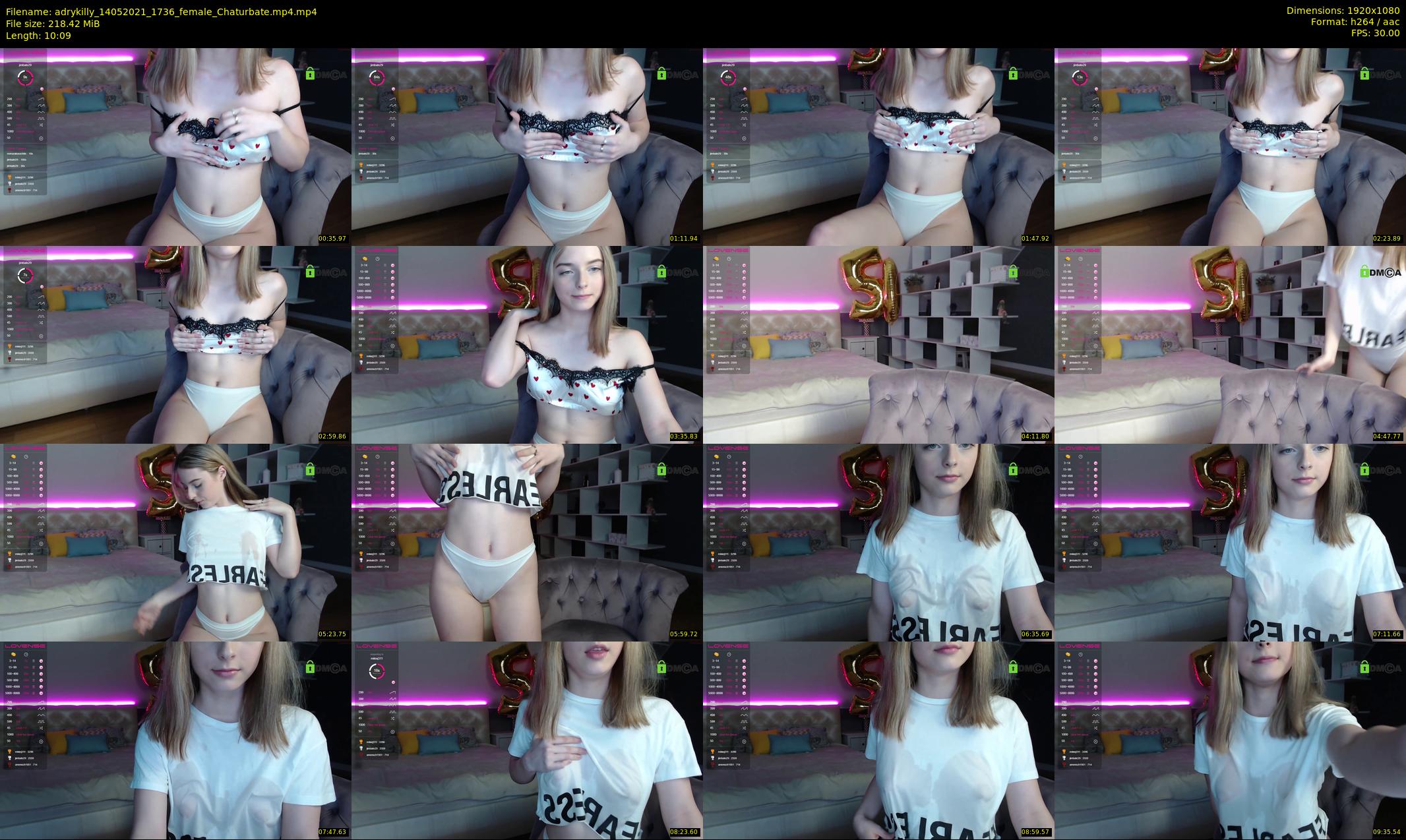 adrykilly — 11 minute Chaturbate female cam show recording, 1080p, May 14, 2021