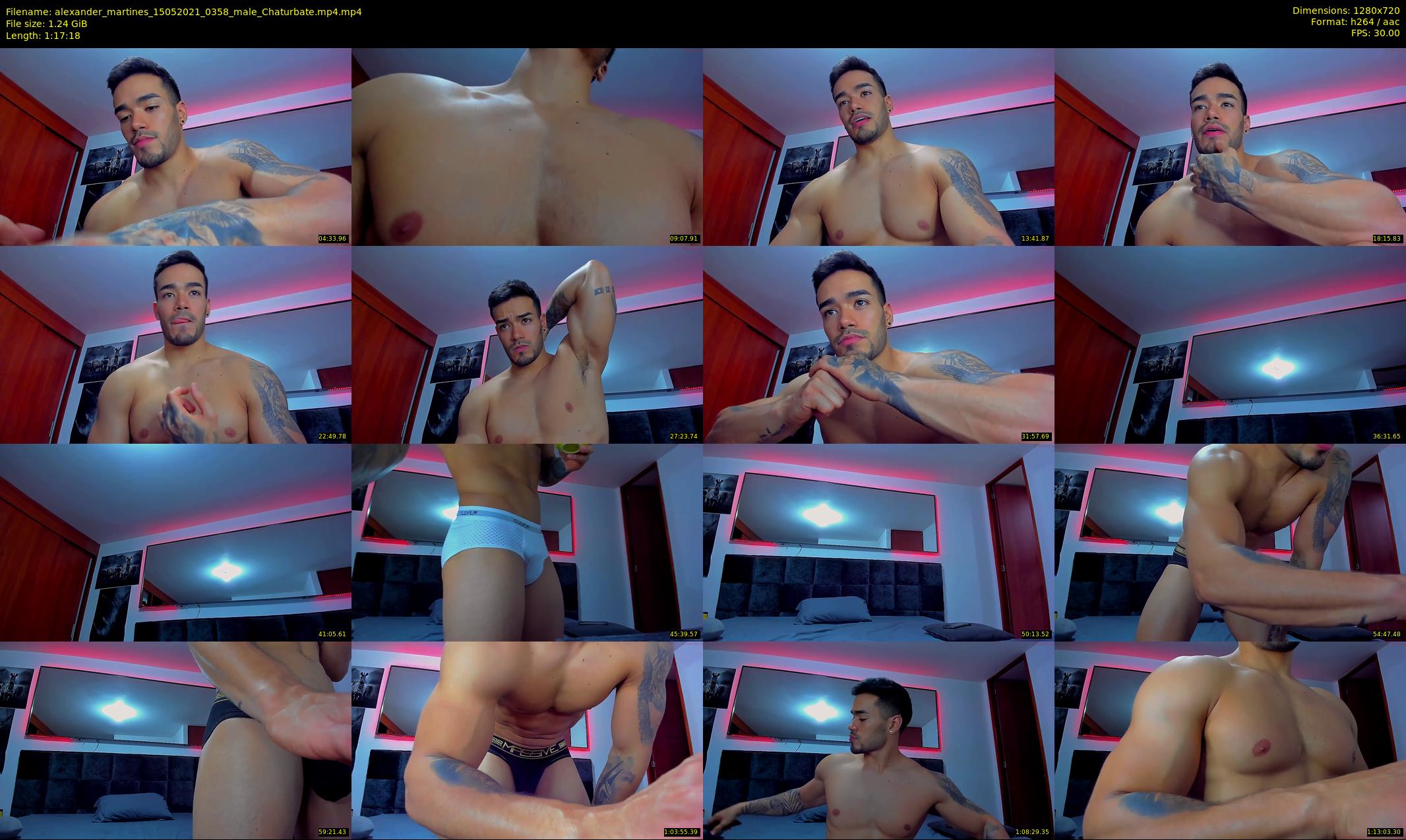 alexander_martines — 78 minute Chaturbate male cam show recording, 720p, May 15, 2021