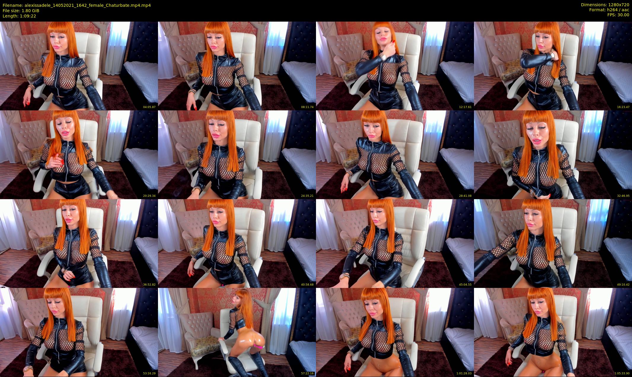 alexissadele — 70 minute Chaturbate female cam show recording, 720p, May 14, 2021