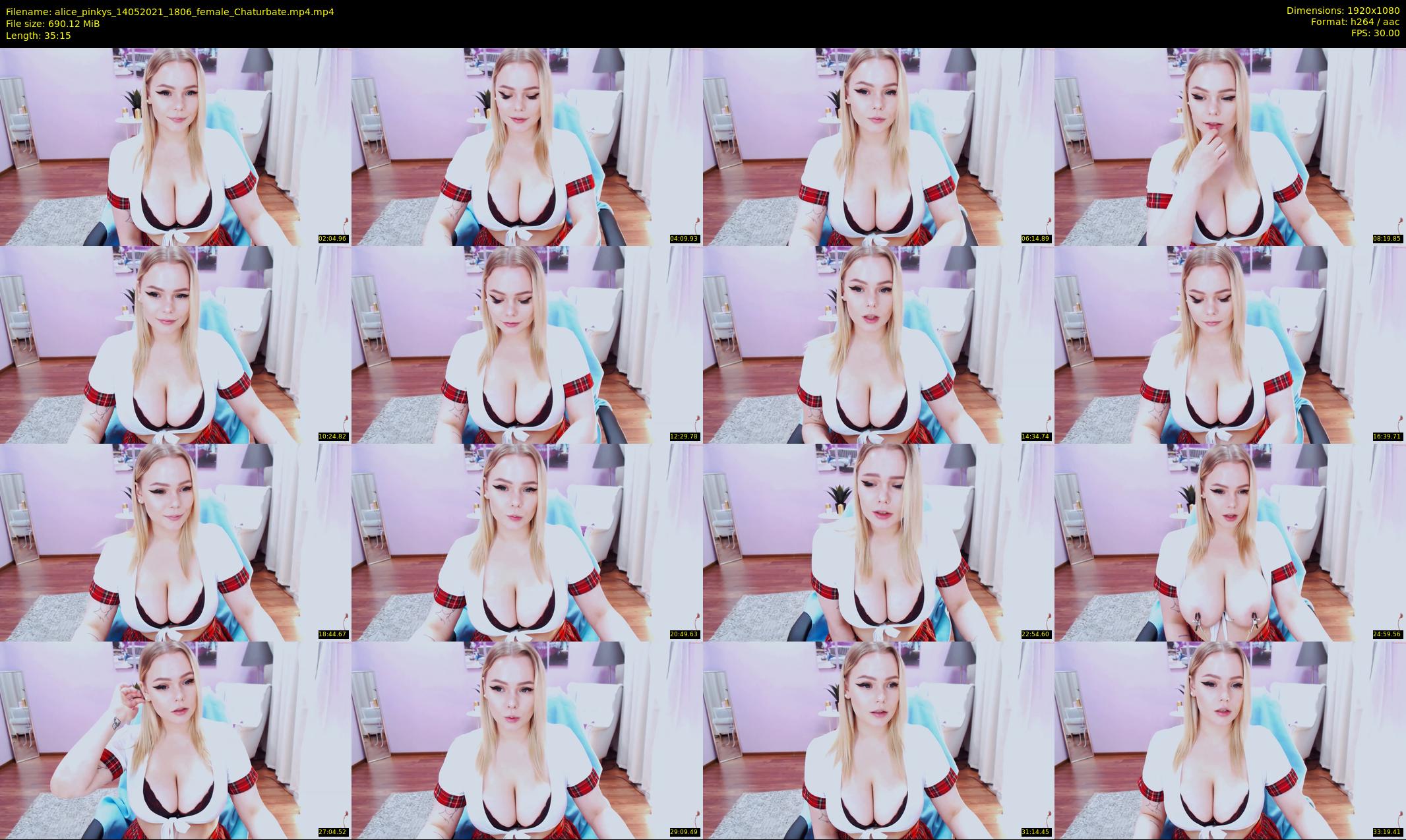 alice_pinkys — 36 minute Chaturbate female cam show recording, 1080p, May 14, 2021