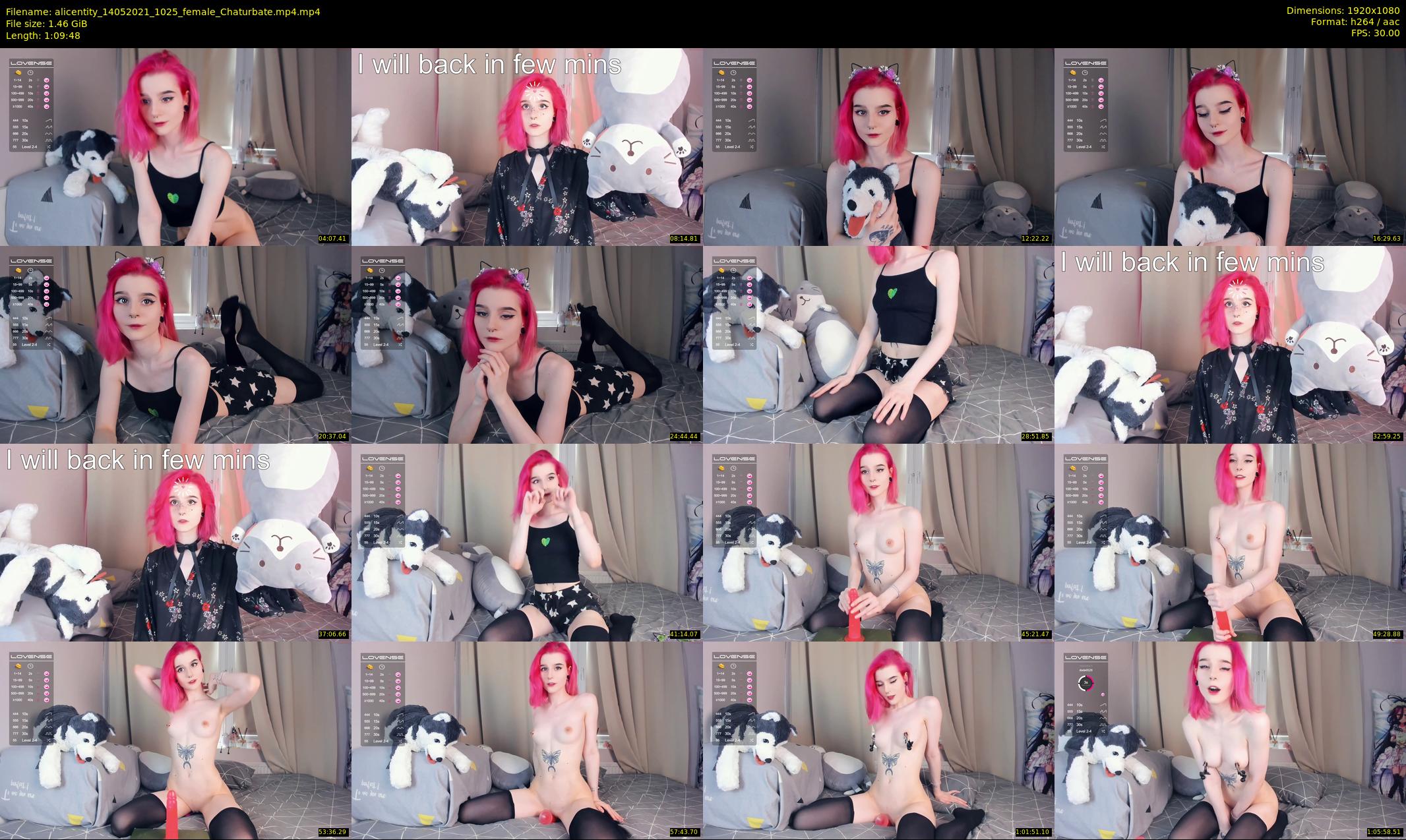 alicentity — 70 minute Chaturbate female cam show recording, 1080p, May 14, 2021