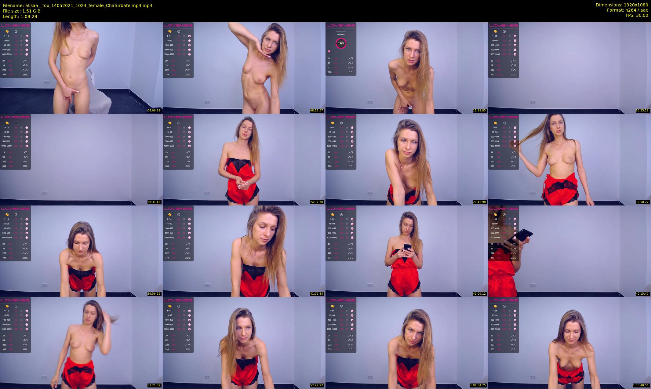 alisaa__fox — 70 minute Chaturbate female cam show recording, 1080p, May 14, 2021