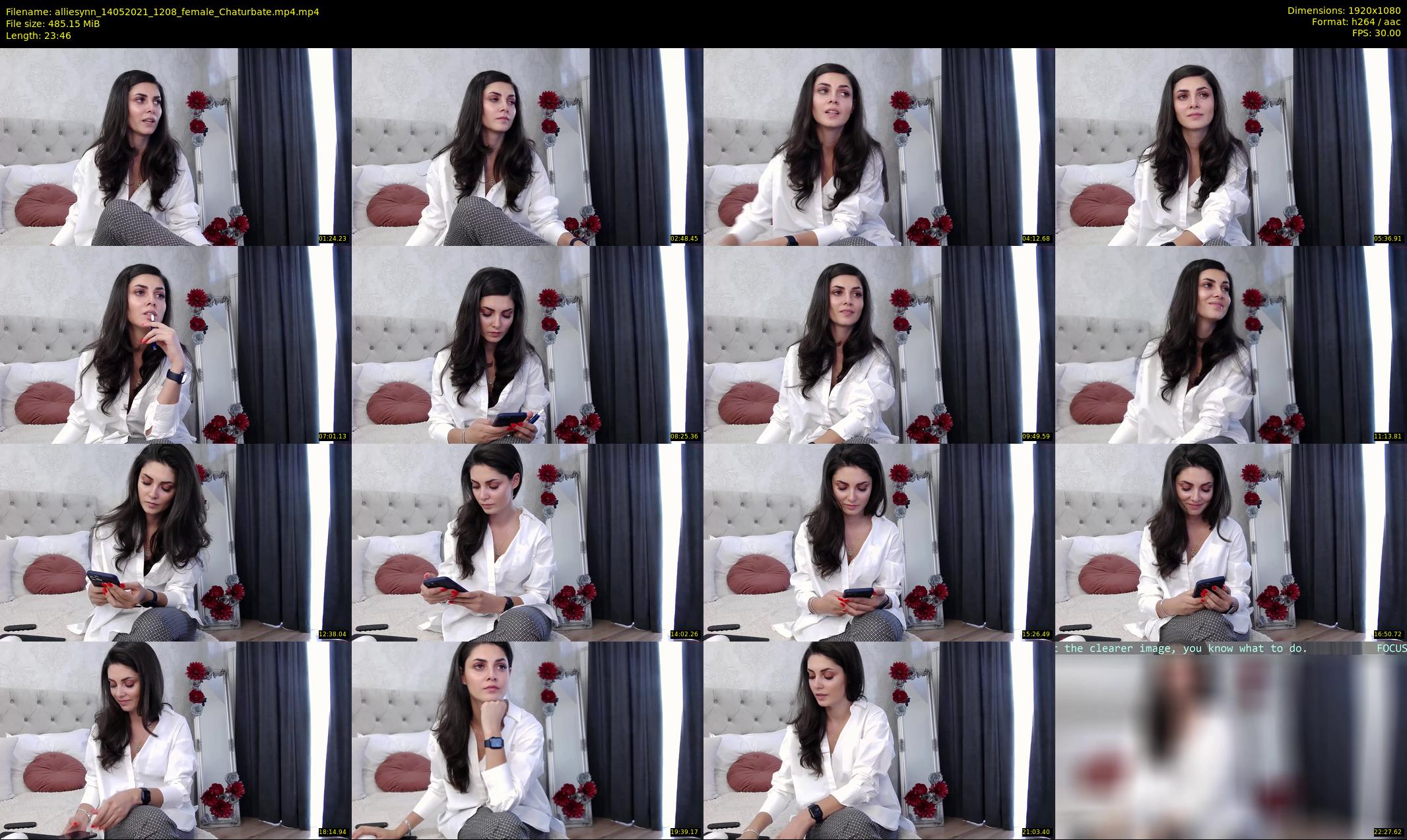 alliesynn — 24 minute Chaturbate female cam show recording, 1080p, May 14, 2021