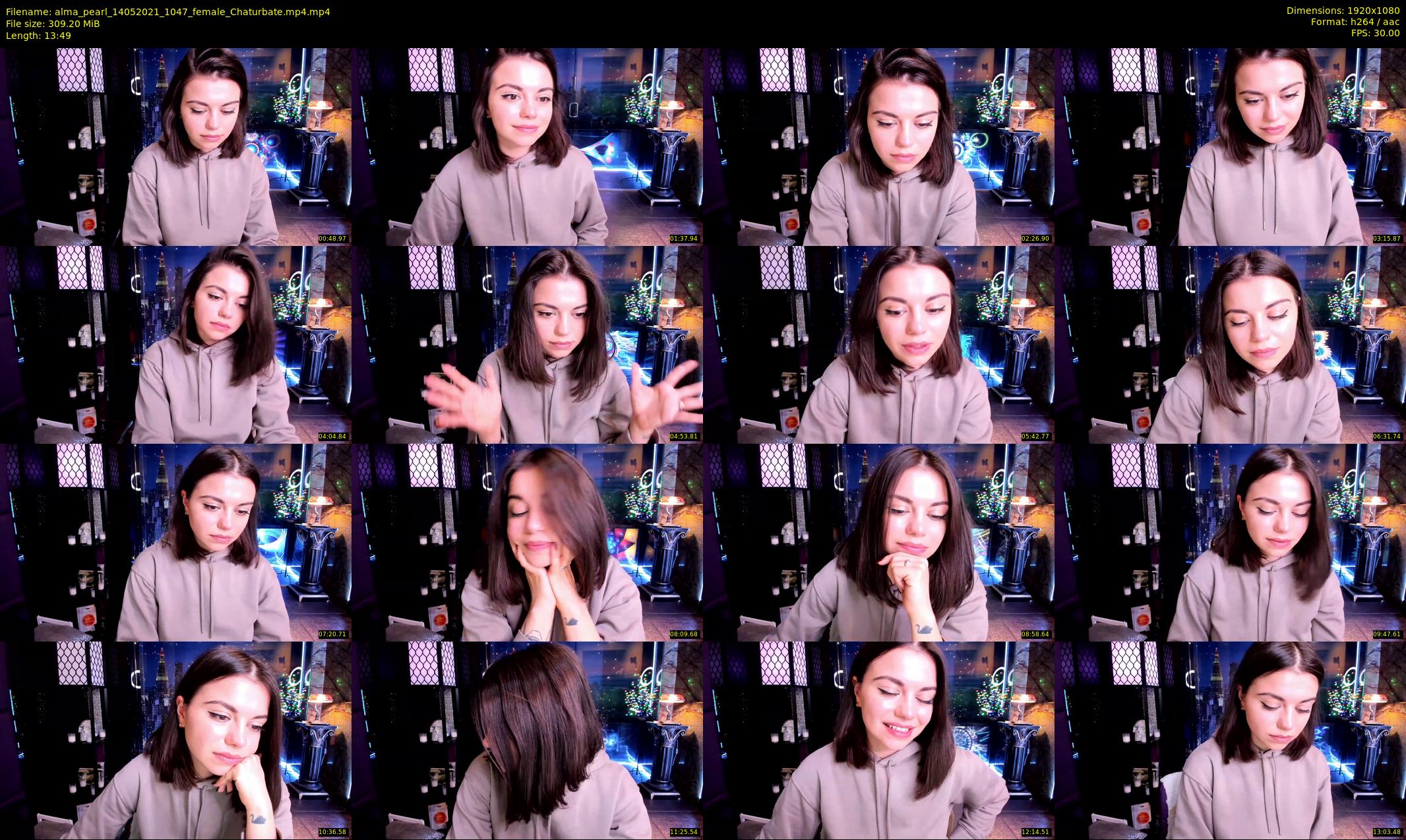 alma_pearl — 14 minute Chaturbate female cam show recording, 1080p, May 14, 2021