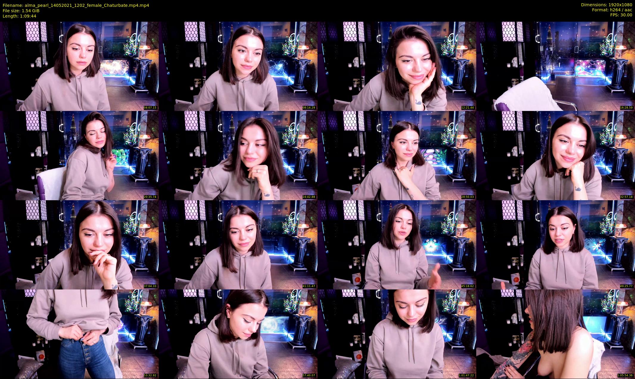 alma_pearl — 70 minute Chaturbate female cam show recording, 1080p, May 14, 2021