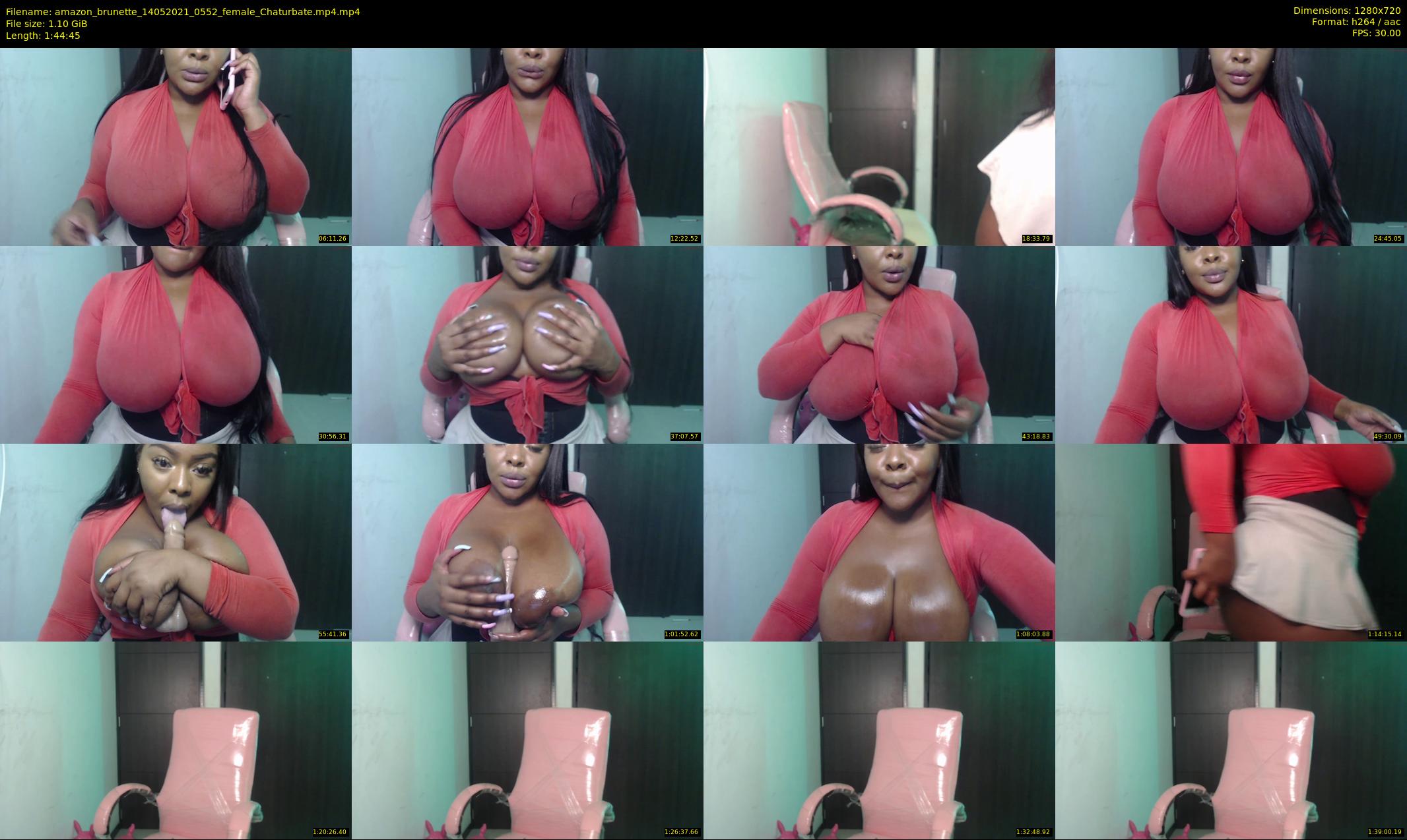 amazon_brunette — 105 minute Chaturbate female cam show recording, 720p, May 14, 2021