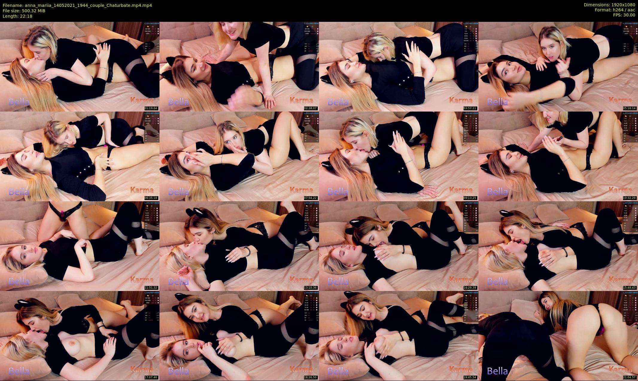 anna_mariia — 23 minute Chaturbate couple cam show recording, 1080p, May 14, 2021