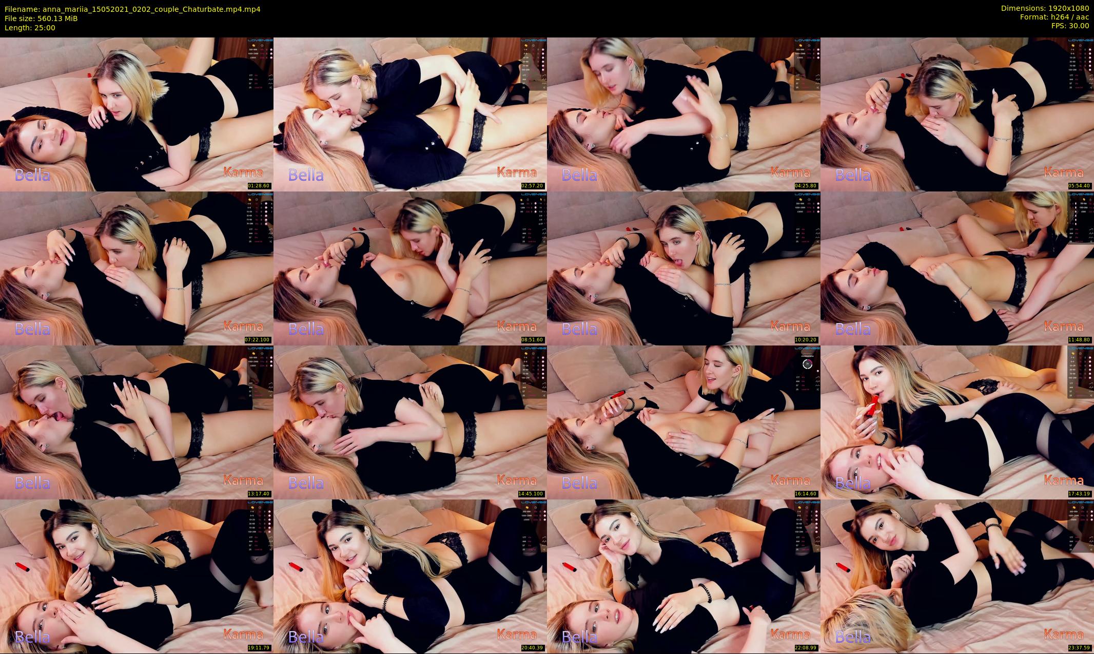 anna_mariia — 25 minute Chaturbate couple cam show recording, 1080p, May 15, 2021