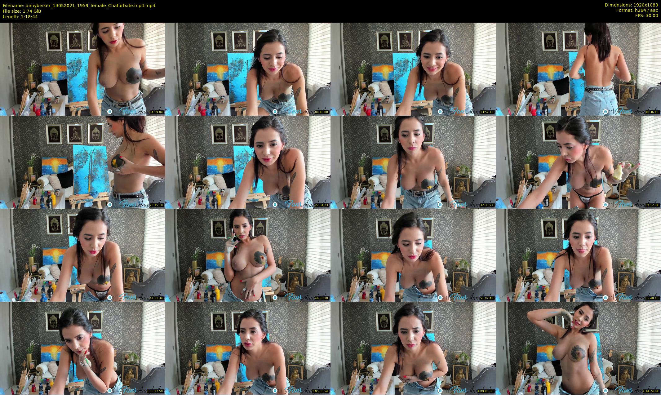 annybeiker — 79 minute Chaturbate female cam show recording, 1080p, May 14, 2021