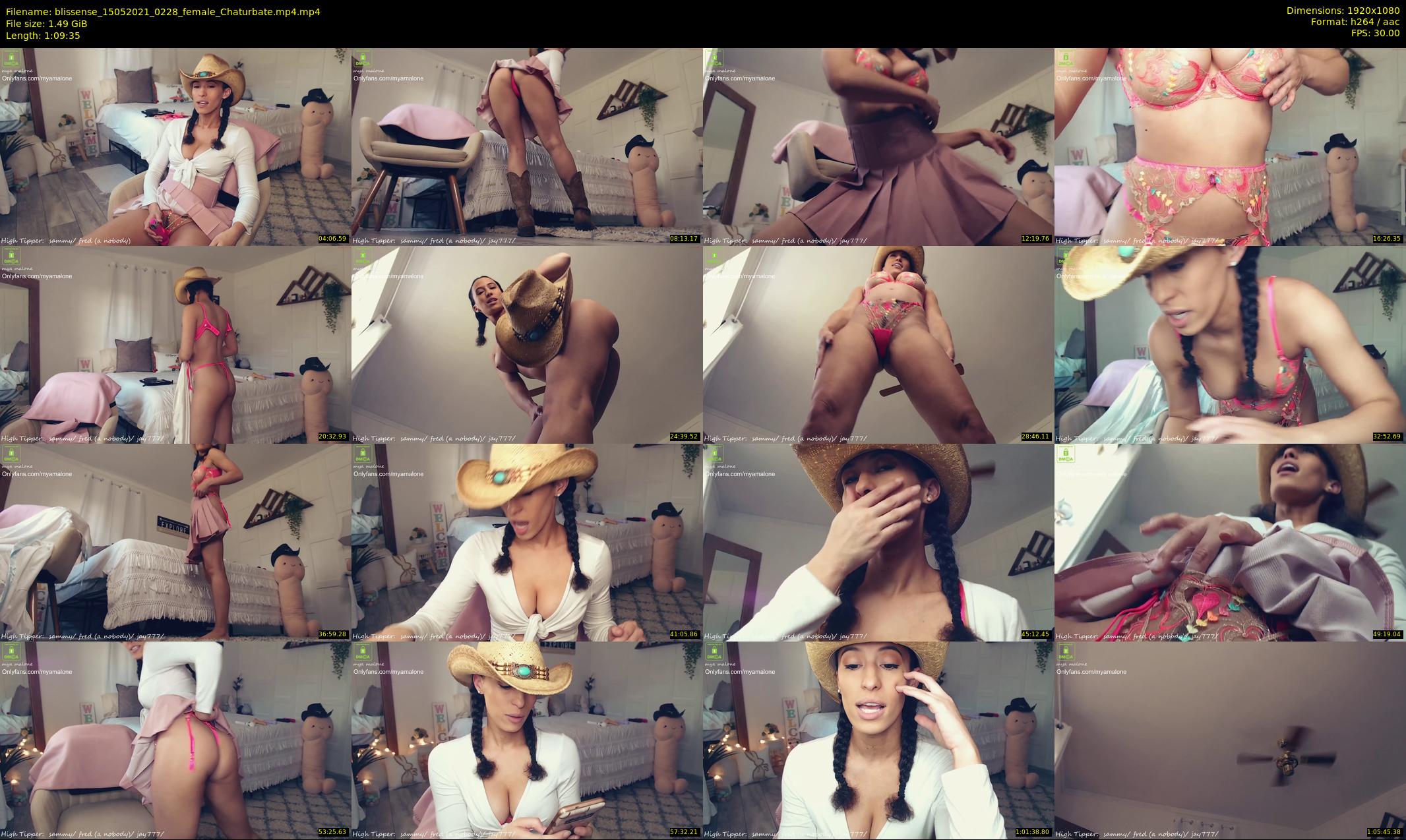 blissense — 70 minute Chaturbate female cam show recording, 1080p, May 15, 2021