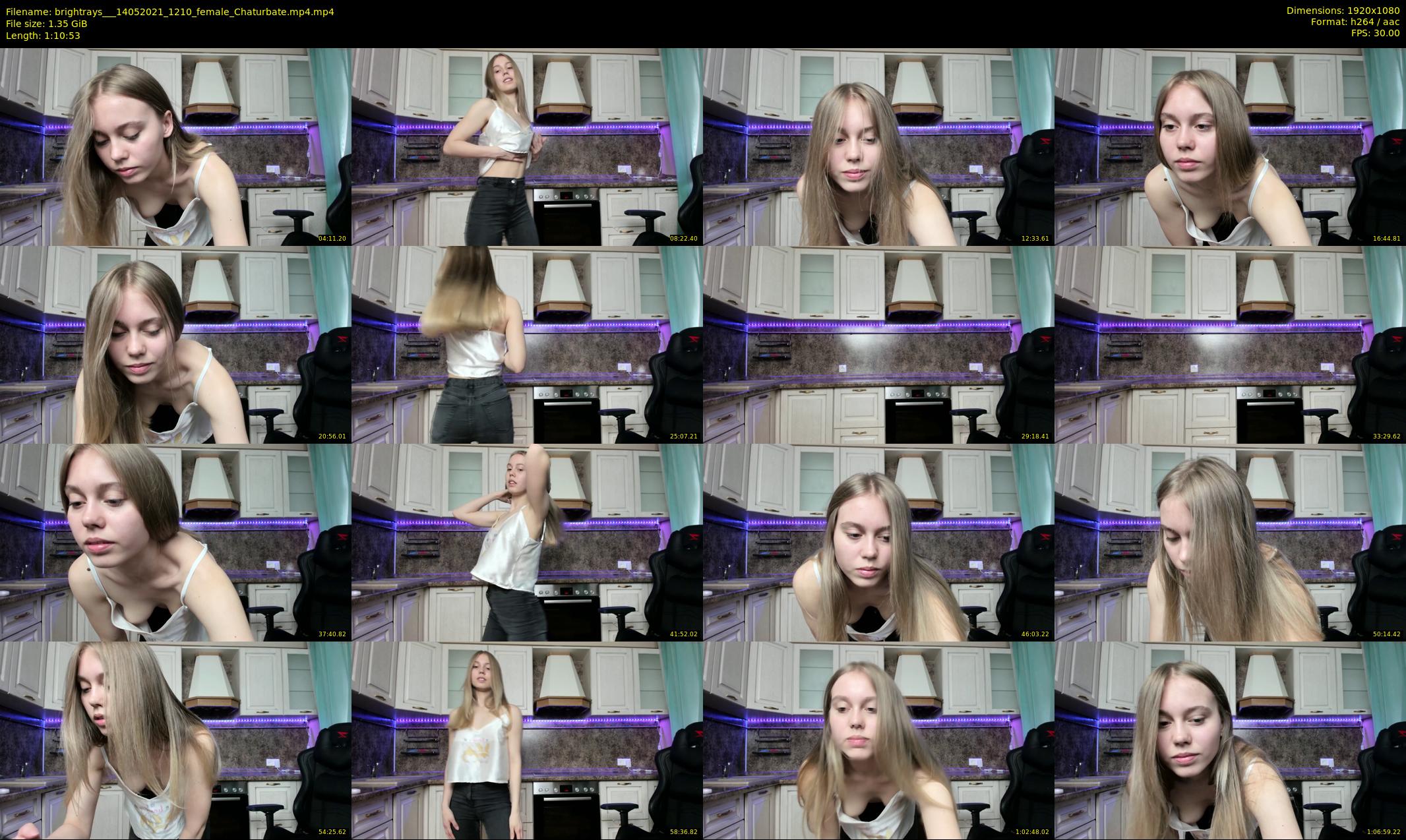 brightrays__ — 71 minute Chaturbate female cam show recording, 1080p, May 14, 2021