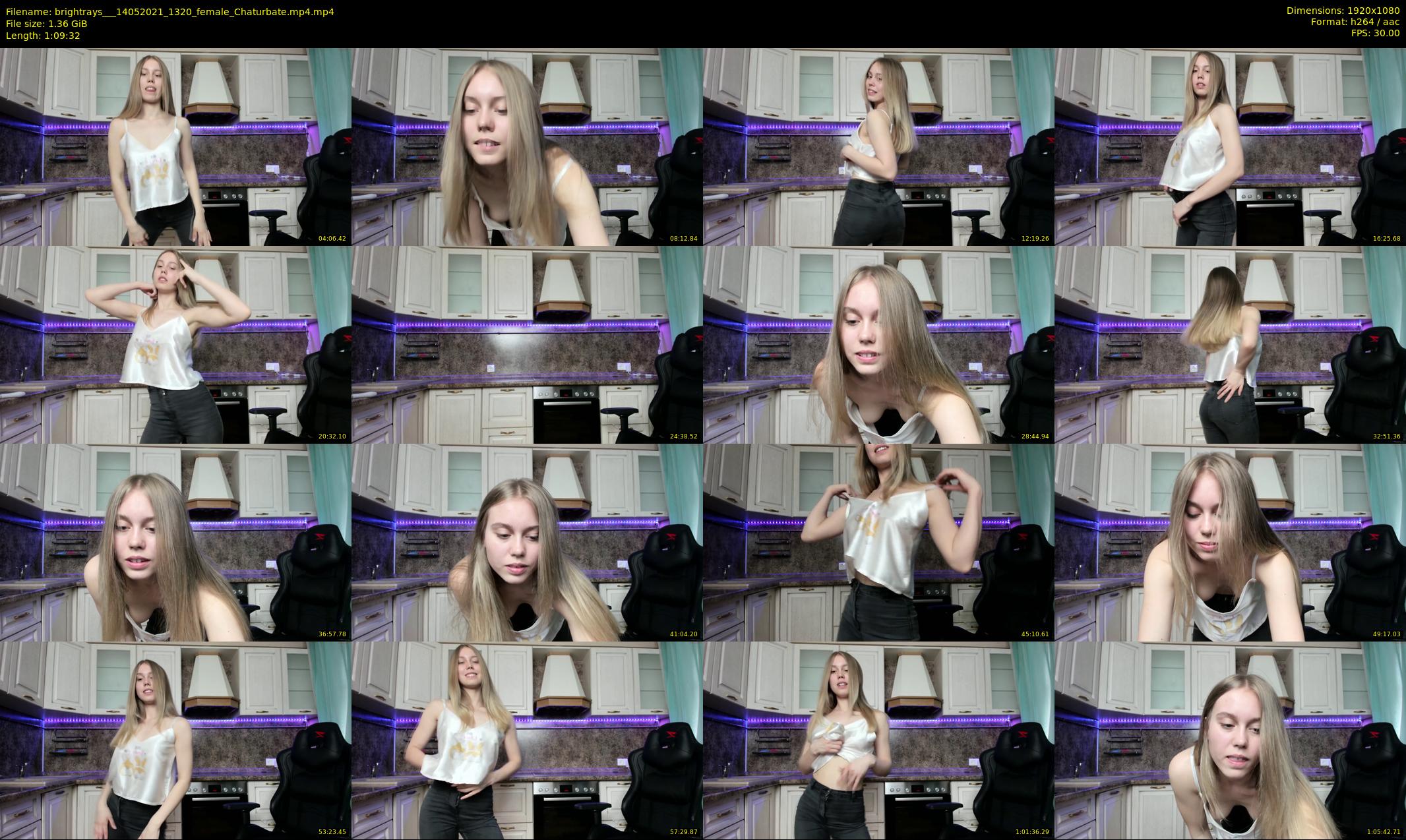 brightrays__ — 70 minute Chaturbate female cam show recording, 1080p, May 14, 2021