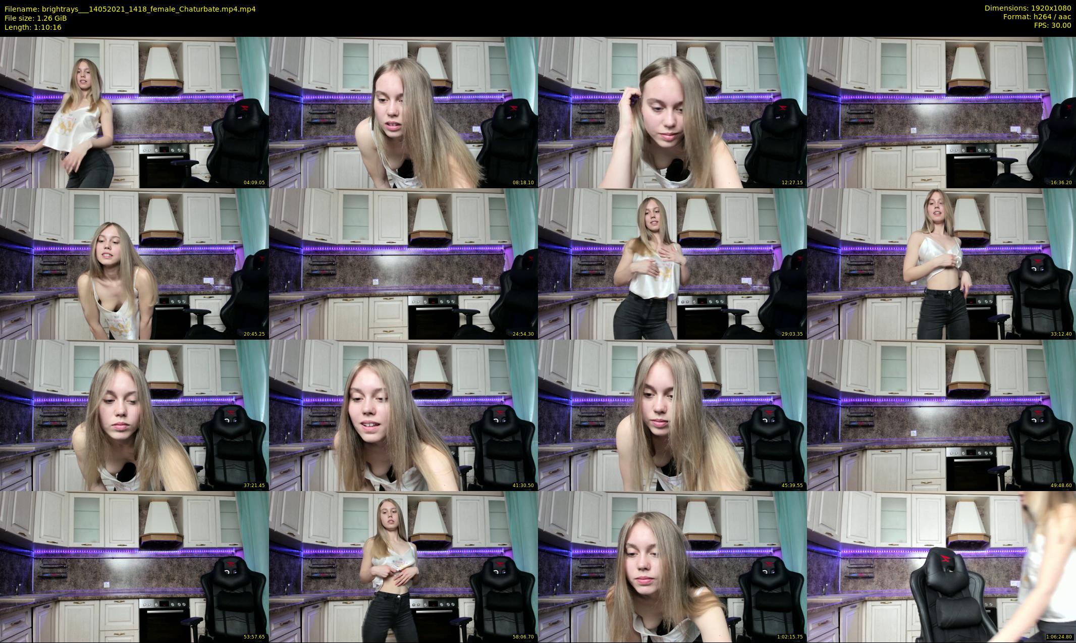 brightrays__ — 71 minute Chaturbate female cam show recording, 1080p, May 14, 2021