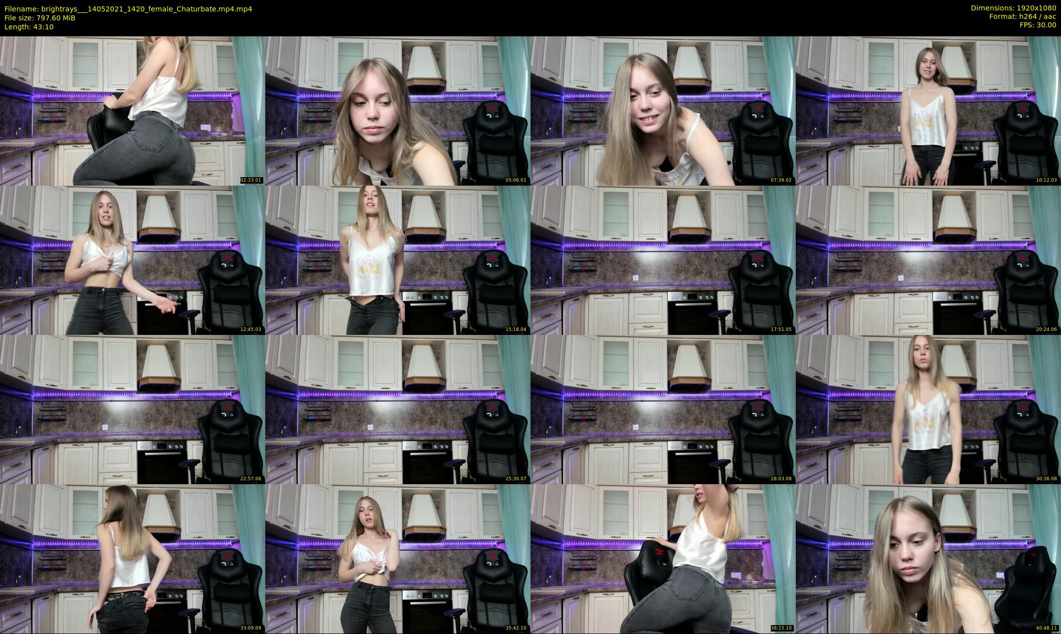 brightrays__ — 44 minute Chaturbate female cam show recording, 1080p, May 14, 2021