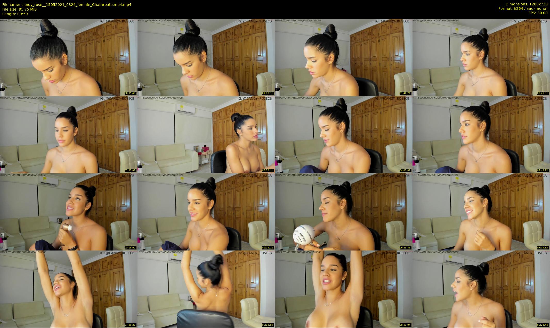 candy_rose_ — 10 minute Chaturbate female cam show recording, 720p, May 15, 2021