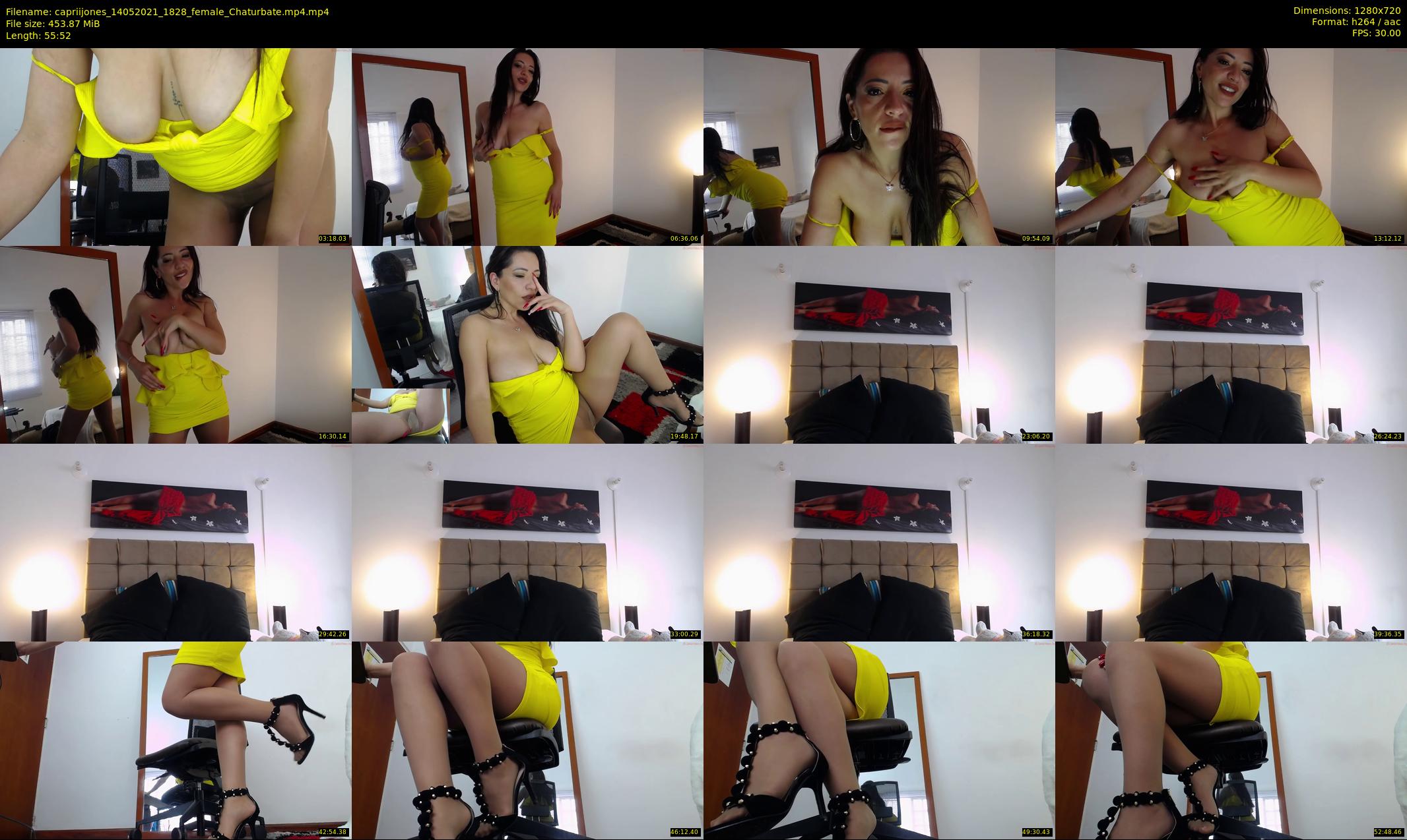 capriijones — 56 minute Chaturbate female cam show recording, 720p, May 14, 2021