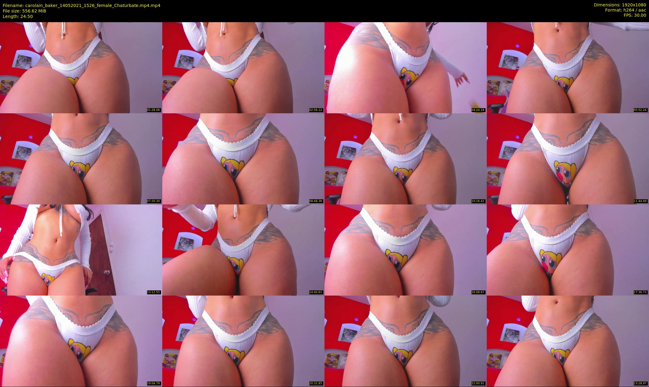 carolain_baker — 25 minute Chaturbate female cam show recording, 1080p, May 14, 2021