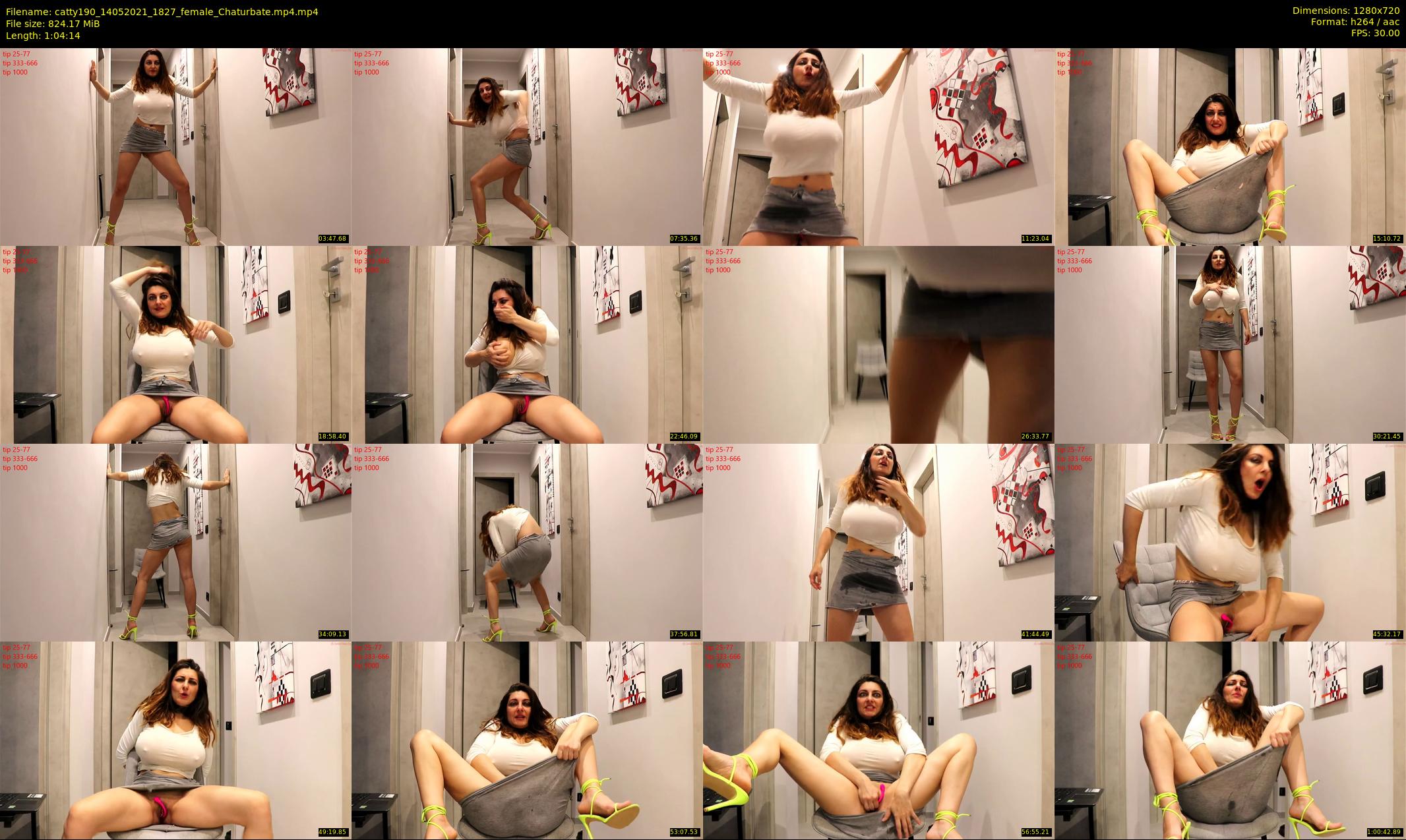 catty190 — 65 minute Chaturbate female cam show recording, 720p, May 14, 2021