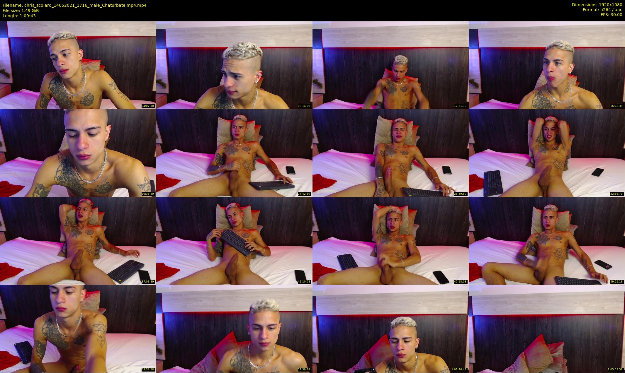 chris_scolaro — 70 minute Chaturbate male cam show recording, 1080p, May 14, 2021