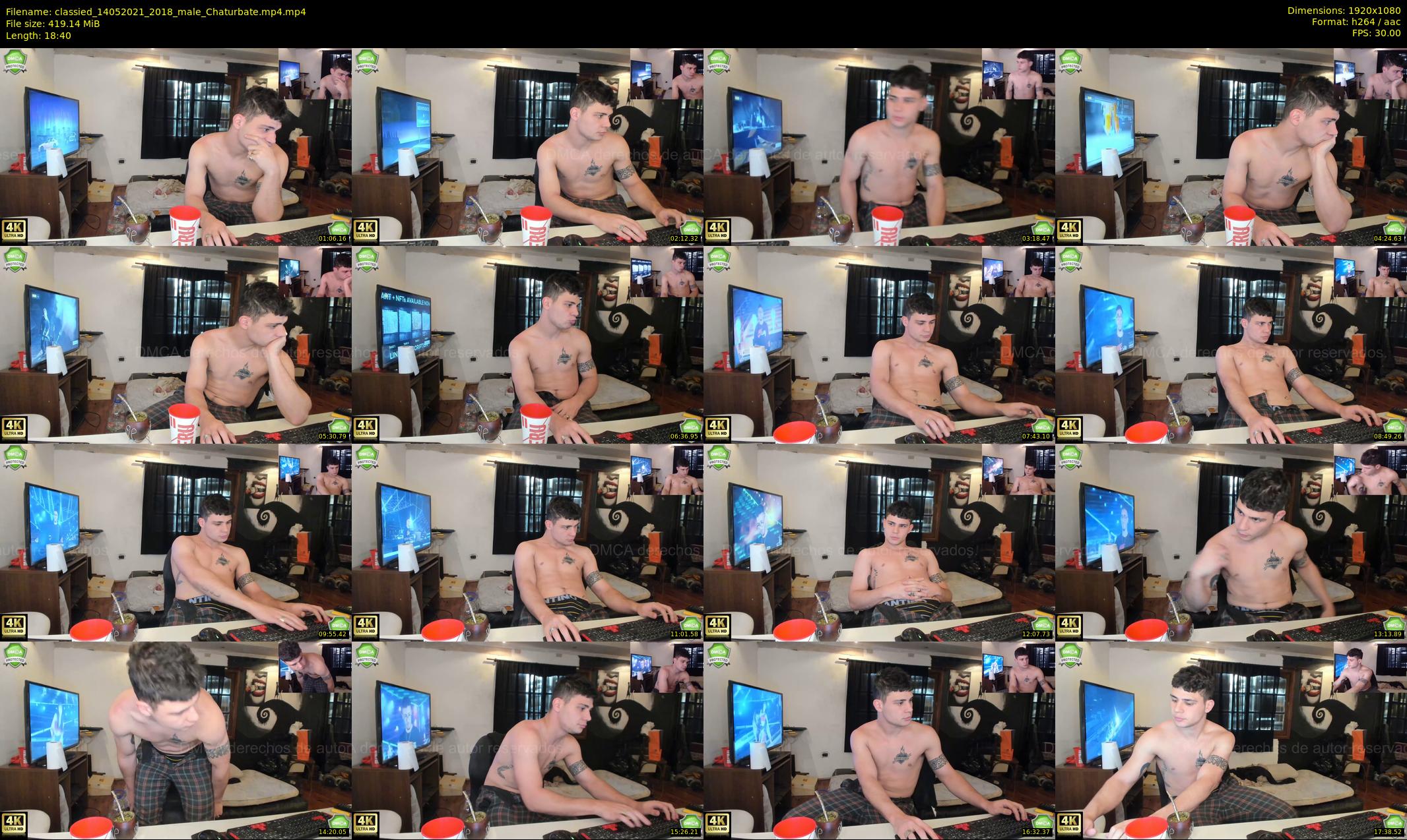 classied — 19 minute Chaturbate male cam show recording, 1080p, May 14, 2021