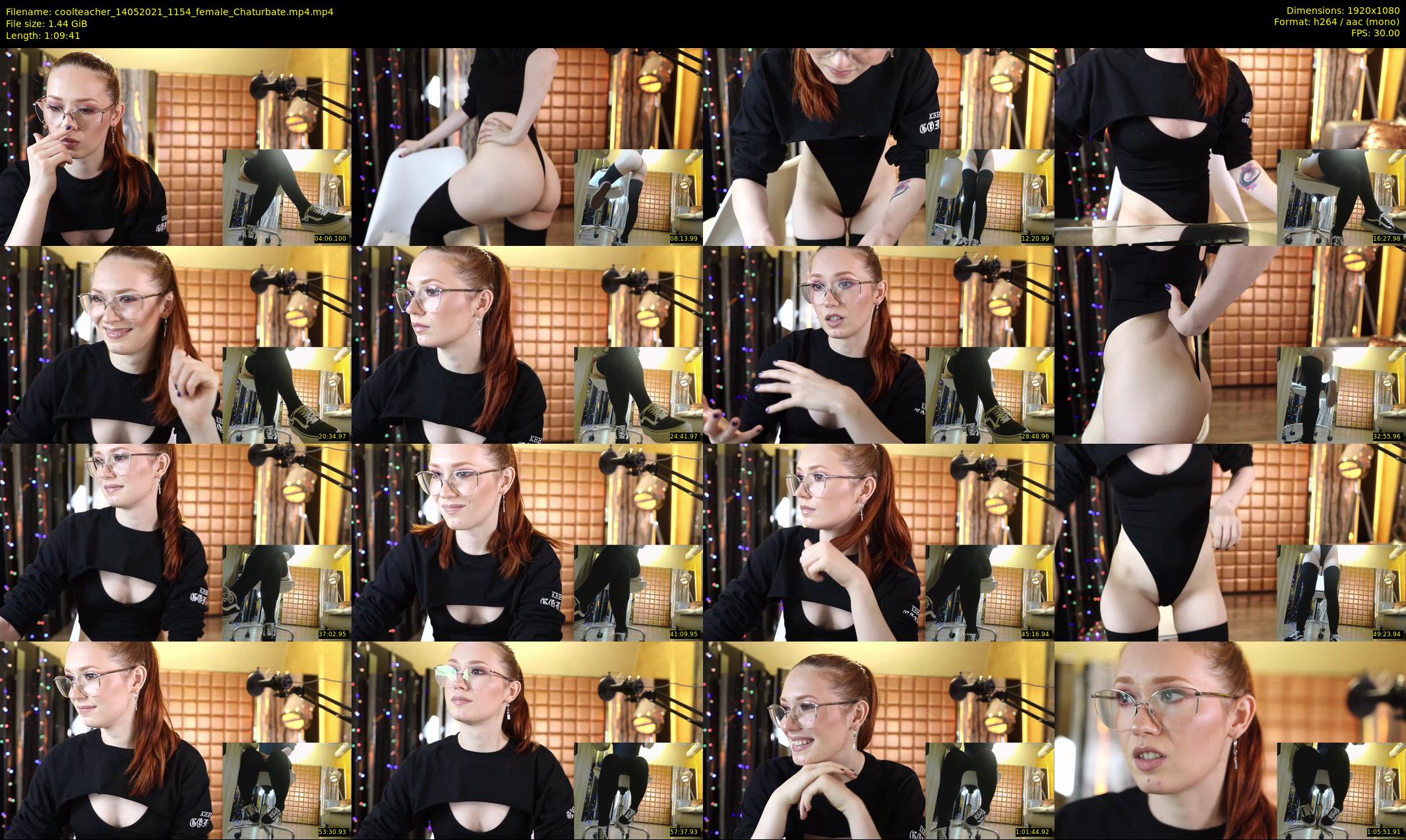 coolteacher — 70 minute Chaturbate female cam show recording, 1080p, May 14, 2021