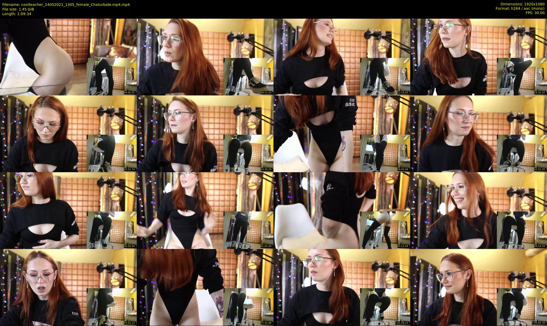 coolteacher — 70 minute Chaturbate female cam show recording, 1080p, May 14, 2021