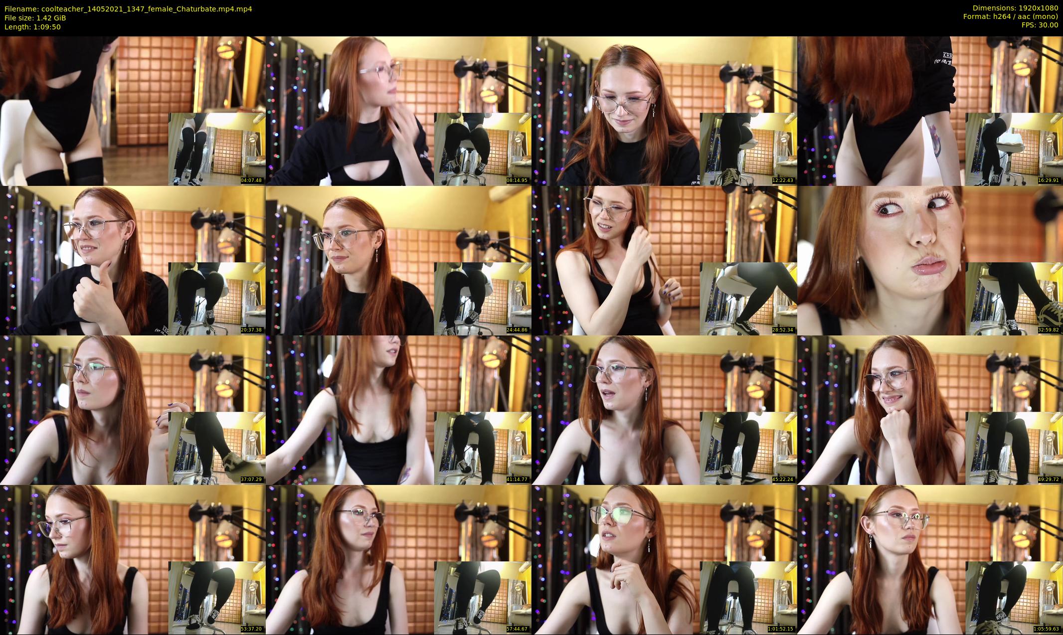 coolteacher — 70 minute Chaturbate female cam show recording, 1080p, May 14, 2021