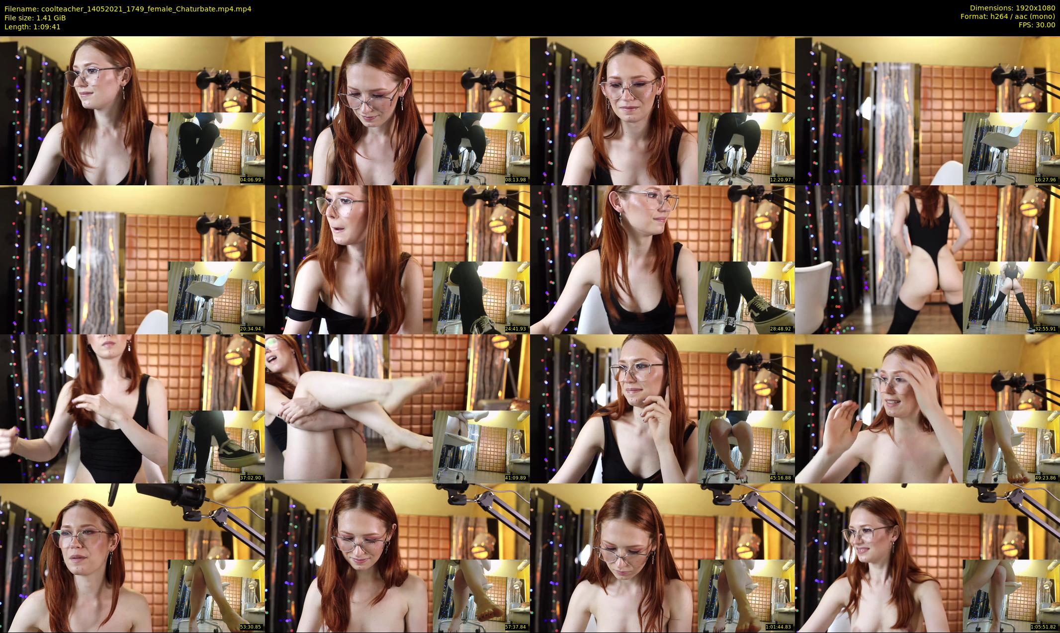 coolteacher — 70 minute Chaturbate female cam show recording, 1080p, May 14, 2021