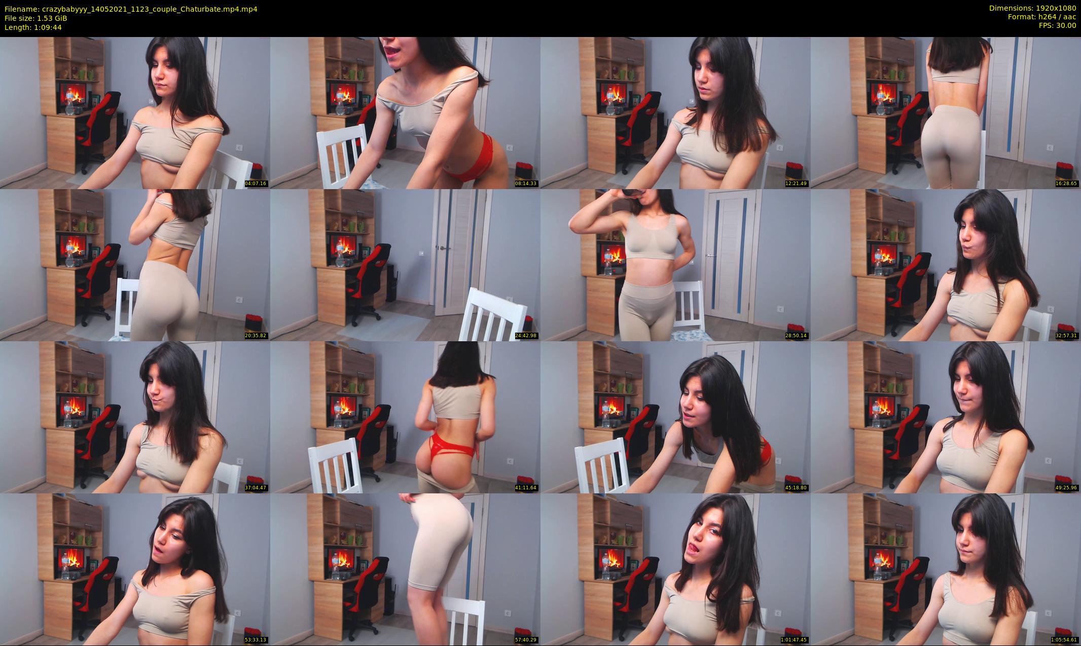 crazybabyyy — 70 minute Chaturbate couple cam show recording, 1080p, May 14, 2021