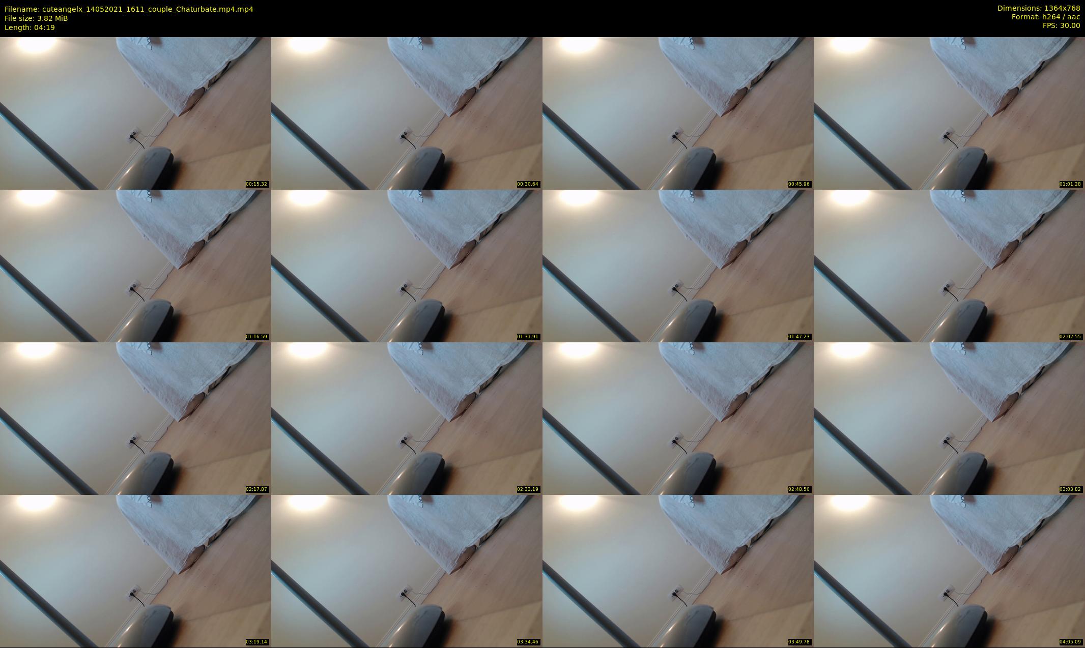 cuteangelx — 5 minute Chaturbate female cam show recording, 720p, May 14, 2021