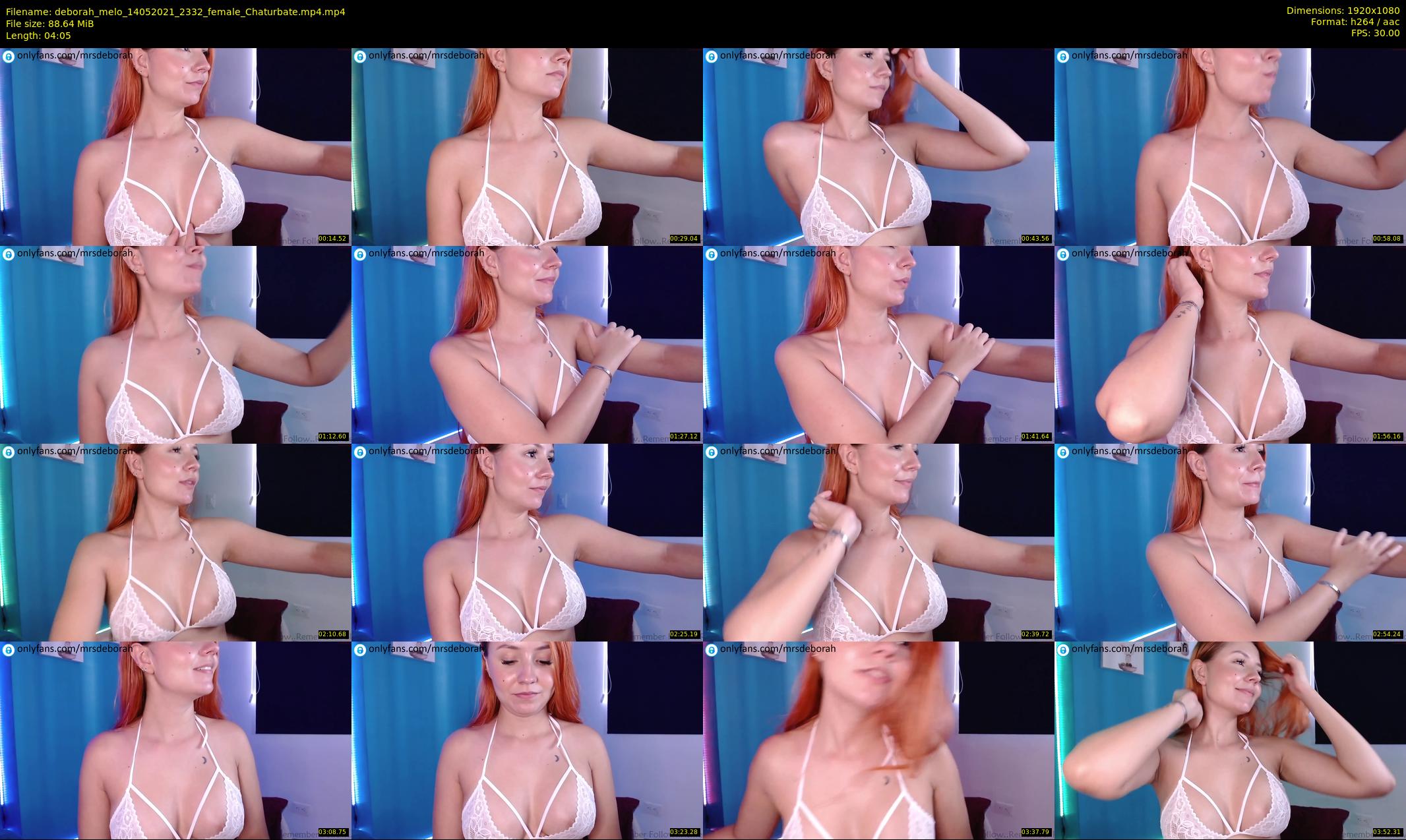 deborah_melo — 5 minute Chaturbate female cam show recording, 1080p, May 14, 2021