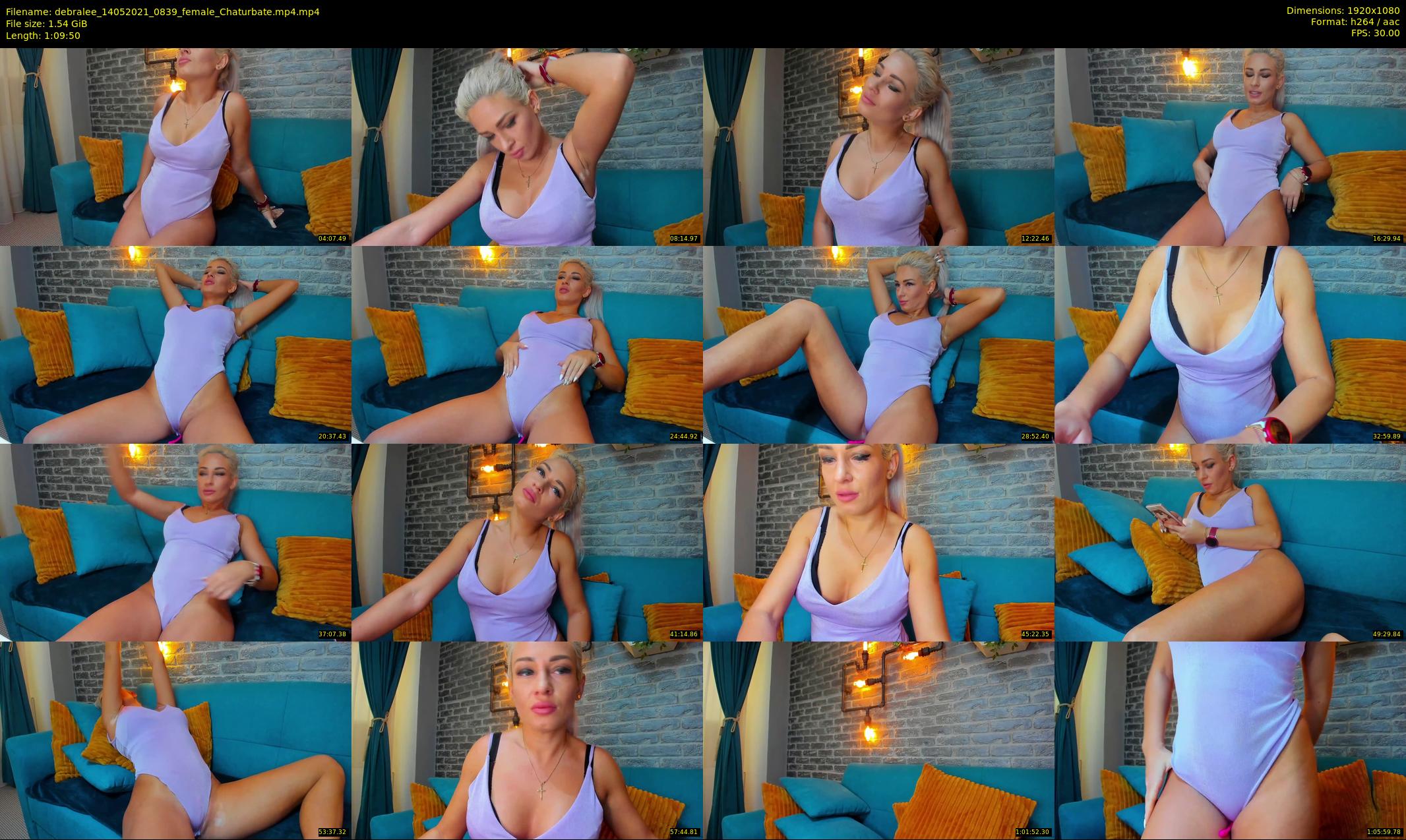 debralee — 70 minute Chaturbate female cam show recording, 1080p, May 14, 2021