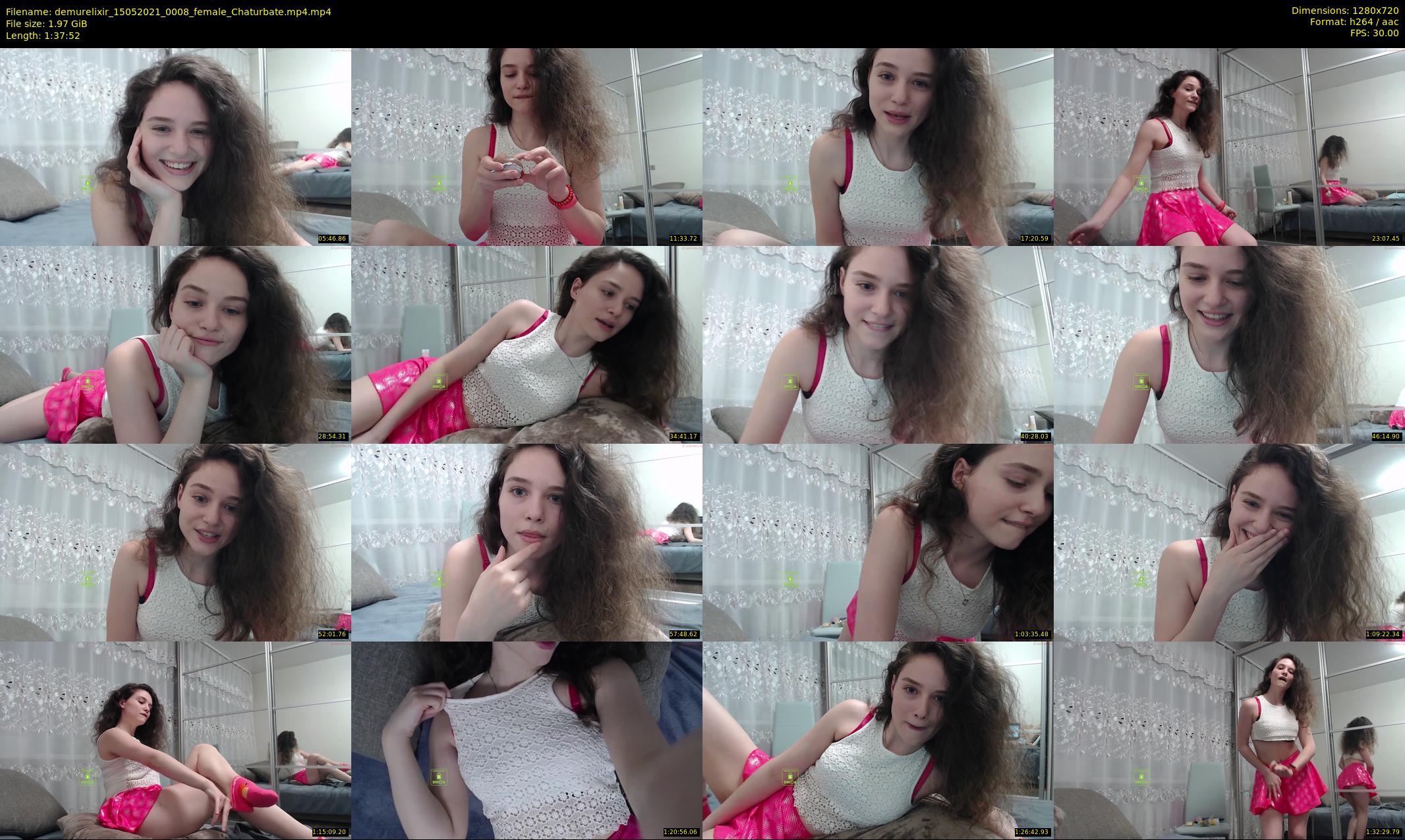 demurelixir — 98 minute Chaturbate female cam show recording, 720p, May 15, 2021
