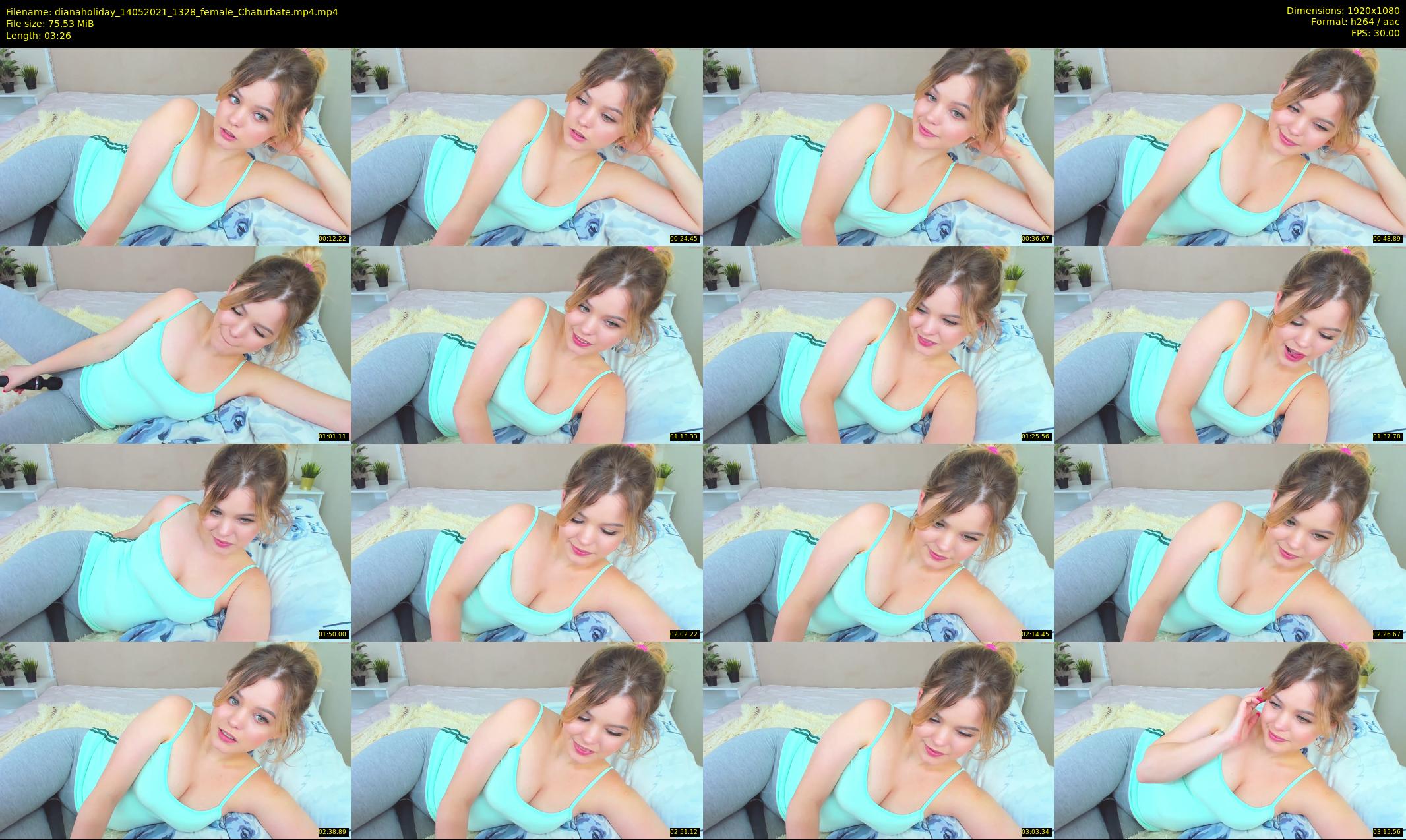 dianaholiday — 4 minute Chaturbate female cam show recording, 1080p, May 14, 2021