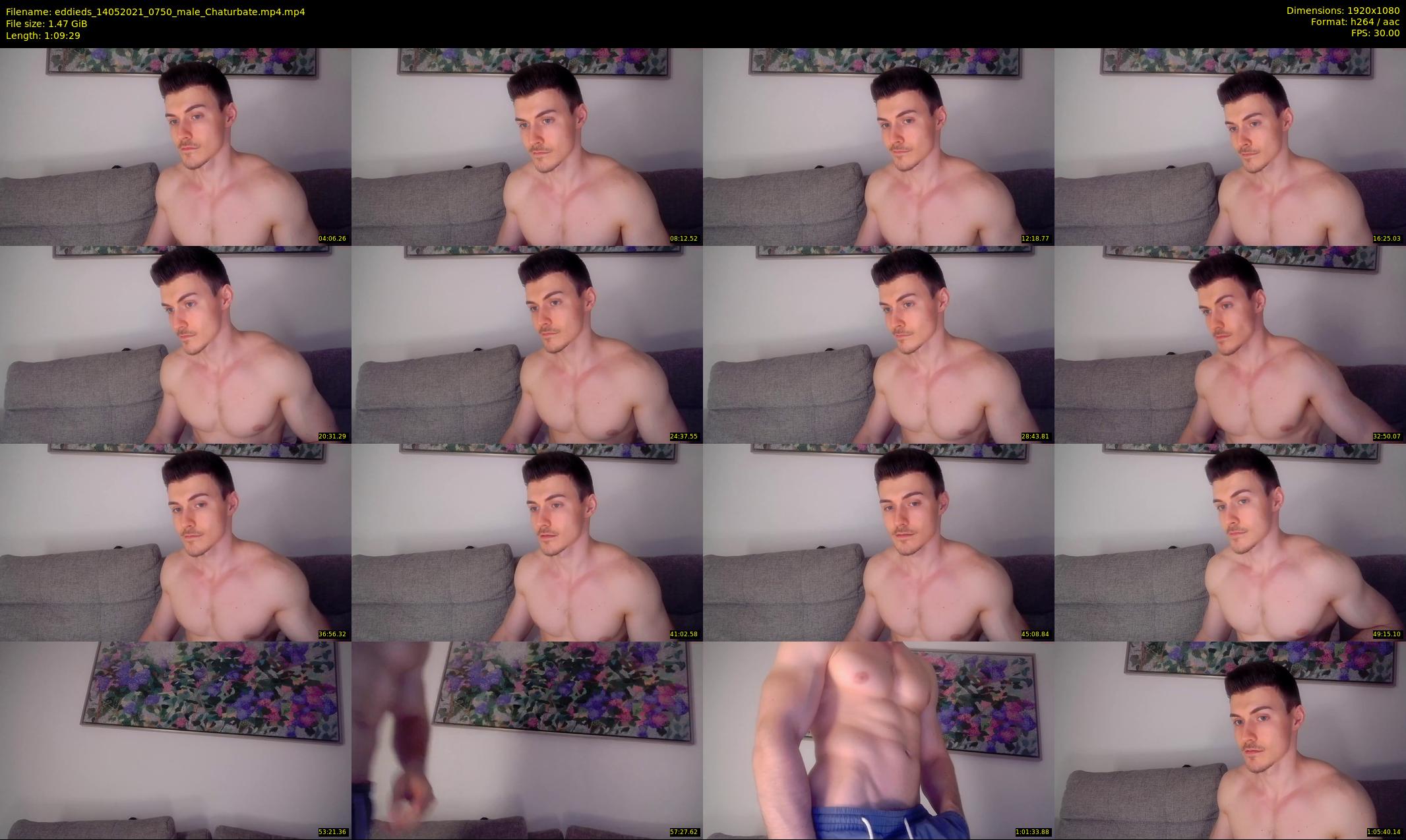 eddieds — 70 minute Chaturbate male cam show recording, 1080p, May 14, 2021