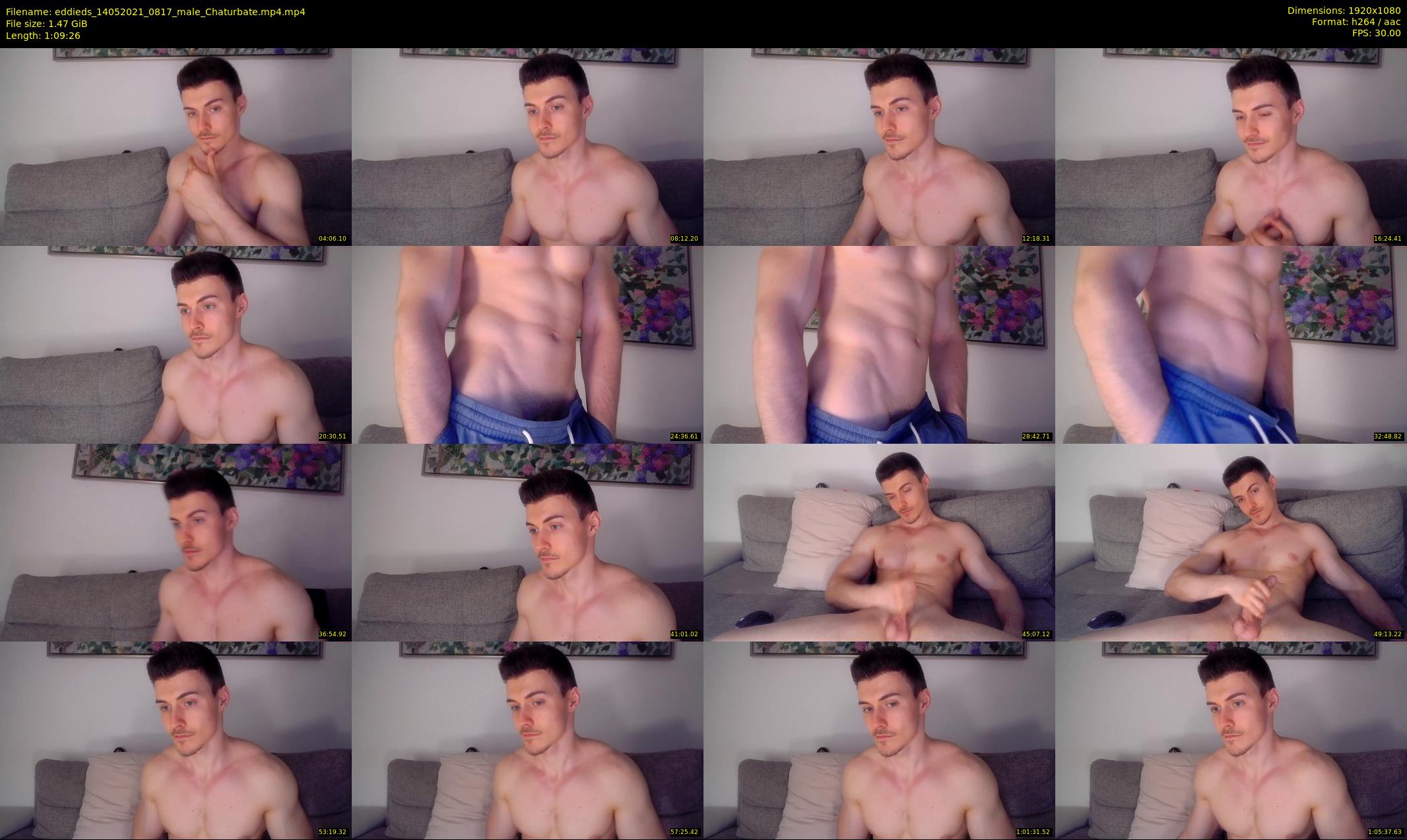 eddieds — 70 minute Chaturbate male cam show recording, 1080p, May 14, 2021
