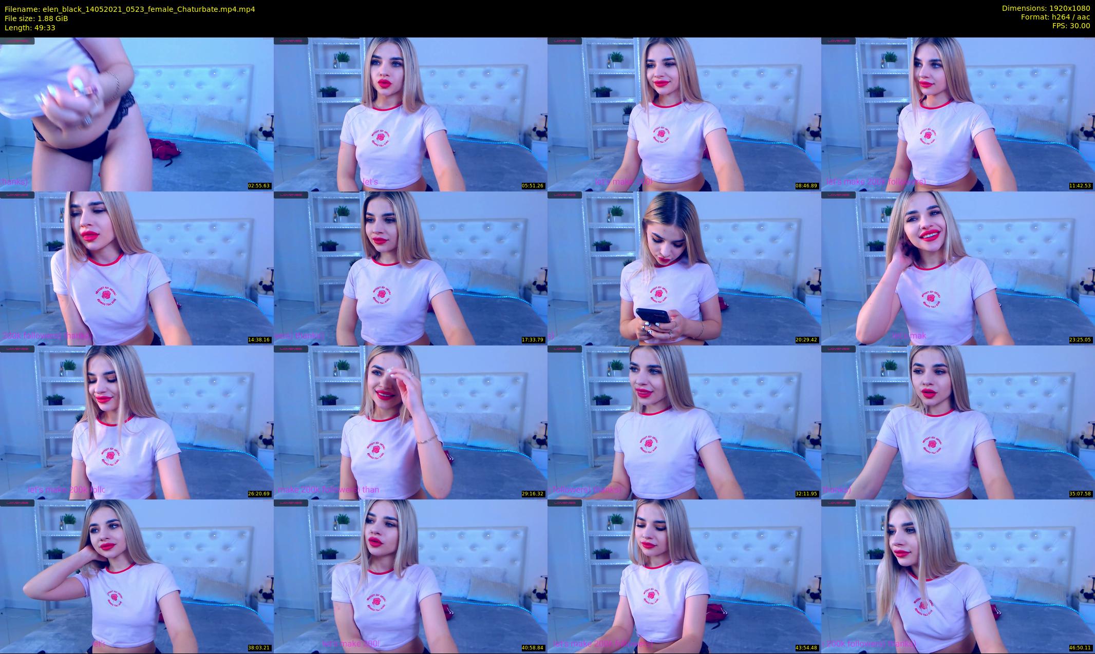 elen_black — 50 minute Chaturbate female cam show recording, 1080p, May 14, 2021