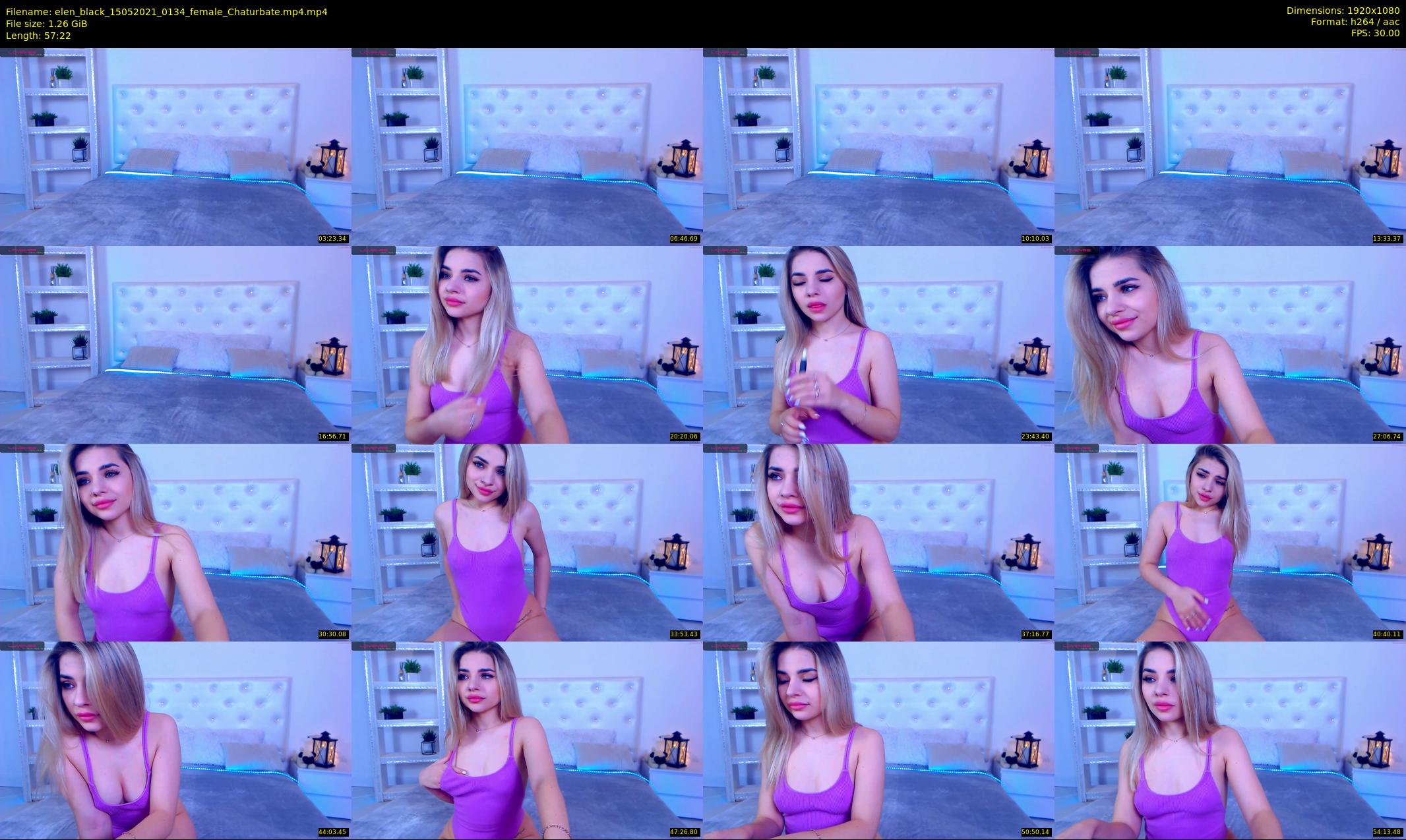 elen_black — 58 minute Chaturbate female cam show recording, 1080p, May 15, 2021