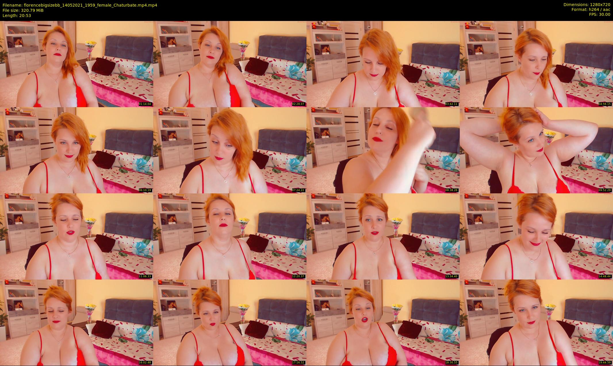 florencebigsizebb — 21 minute Chaturbate female cam show recording, 720p, May 14, 2021