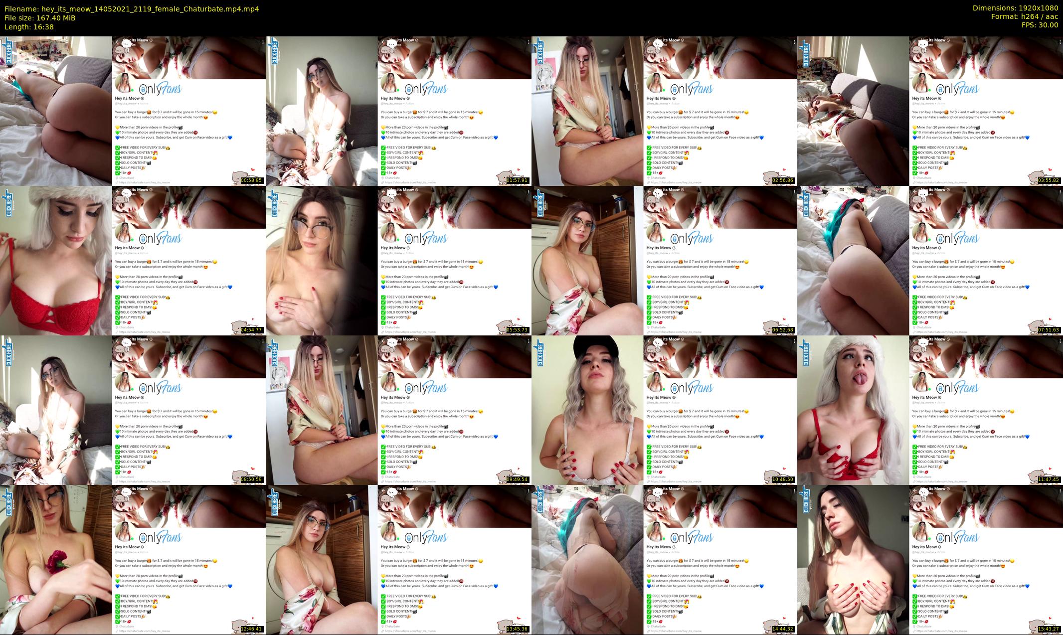 hey_its_meow — 17 minute Chaturbate couple cam show recording, 1080p, May 14, 2021